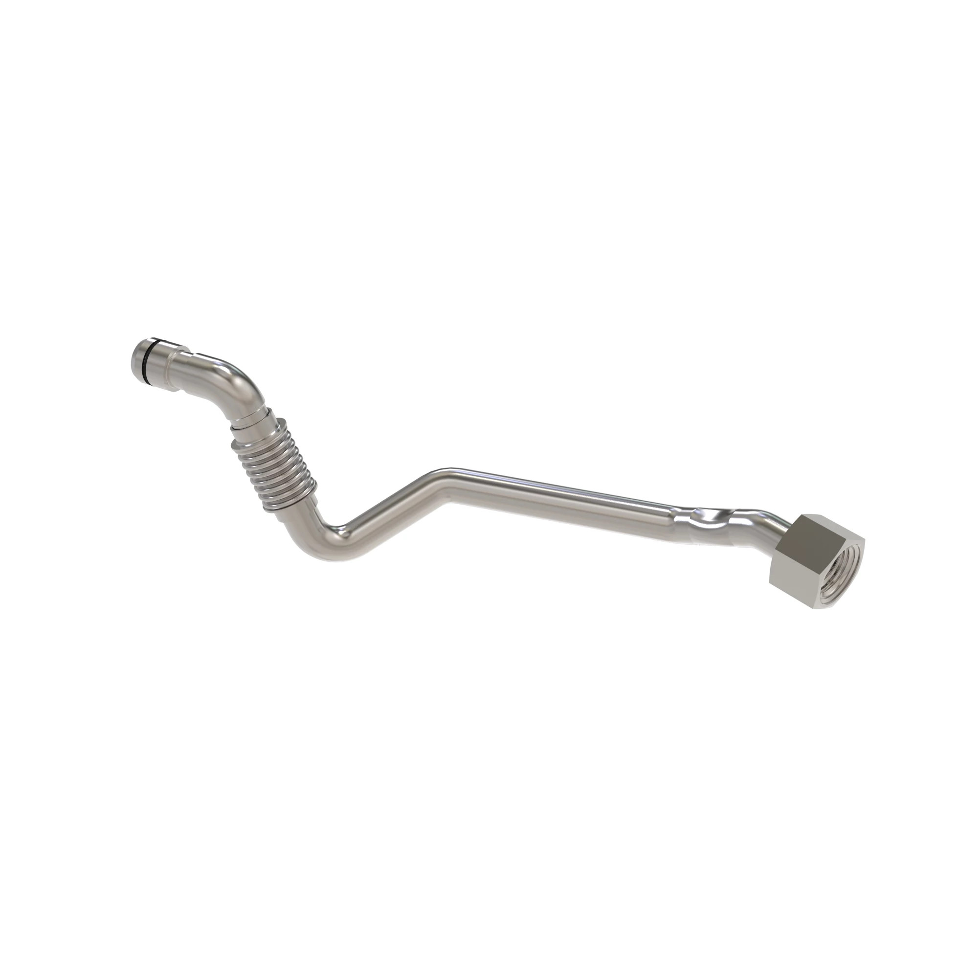 John Deere Turbocharger Oil Drain Line - DZ105021