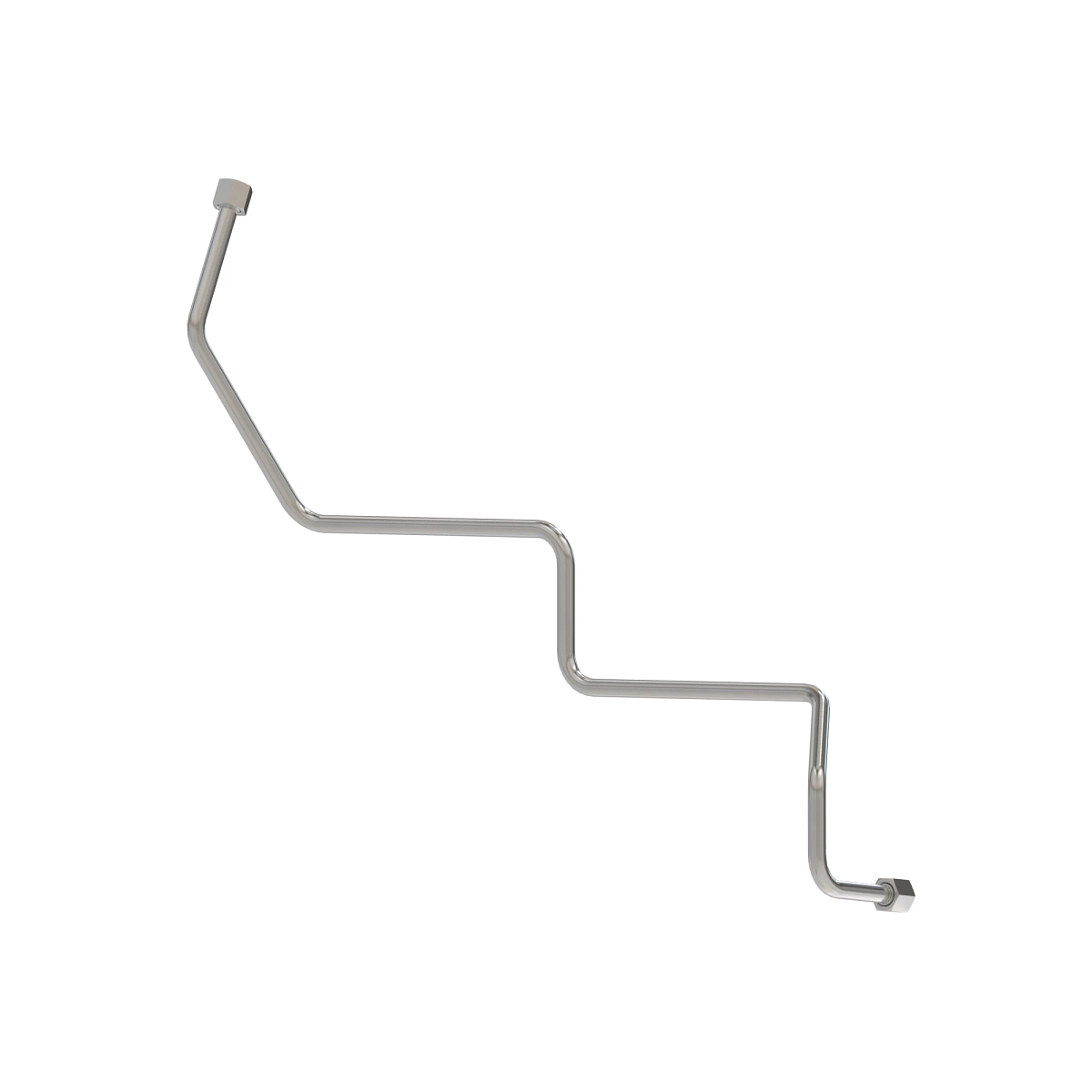 John Deere Left Side Boom Rod End Hydraulic Oil Line - AT358580