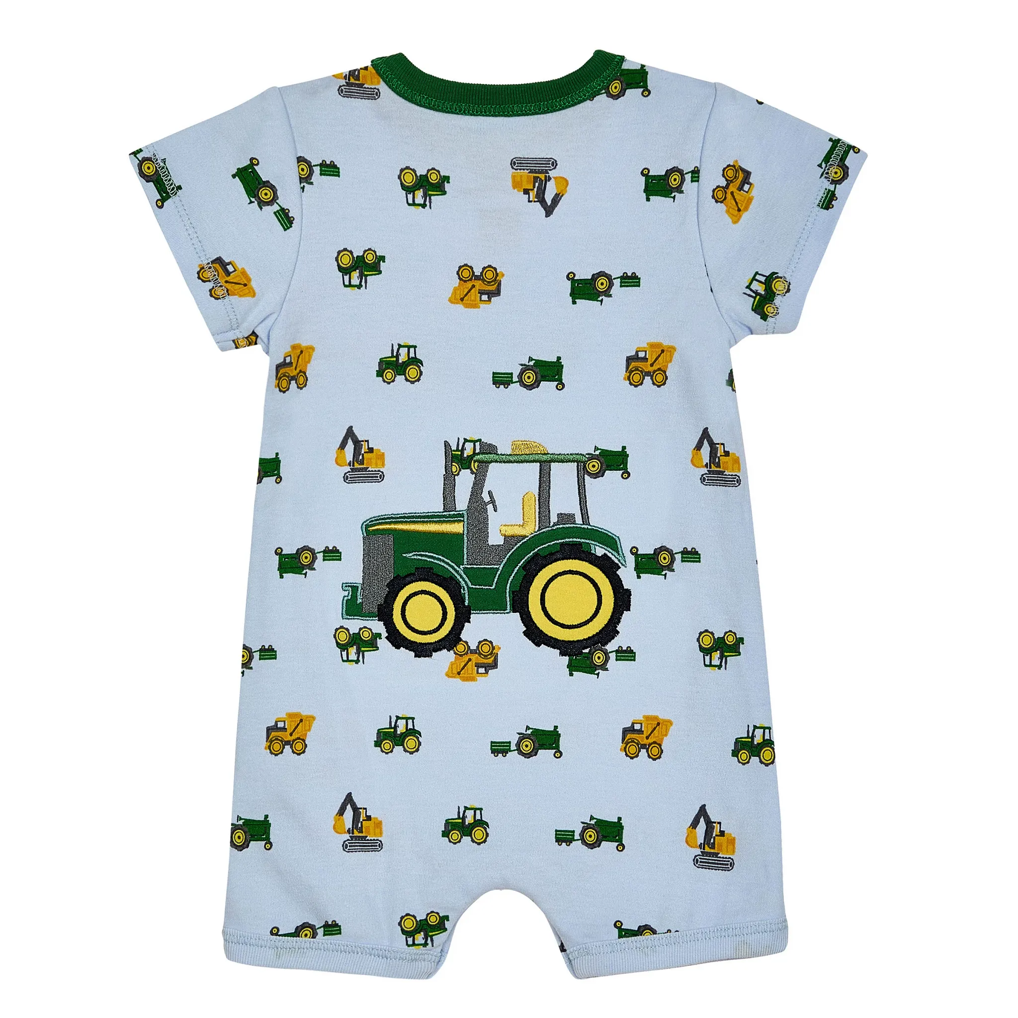 Infant Short Sleeve Tractor Romper