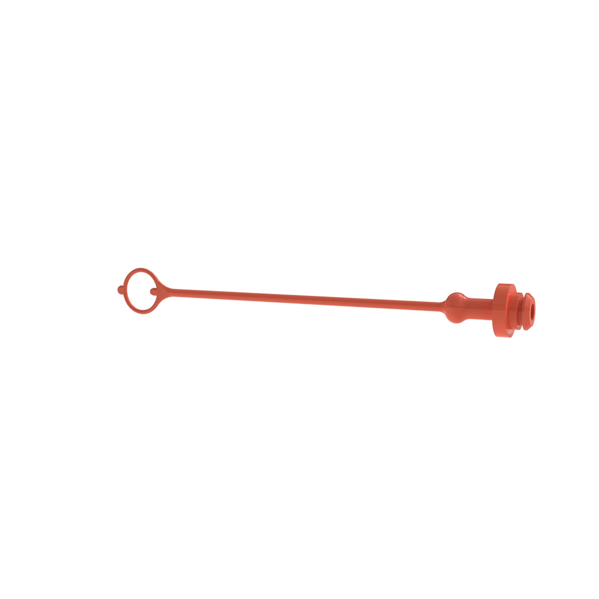 Plug, 1/4 Male Dust (Red)