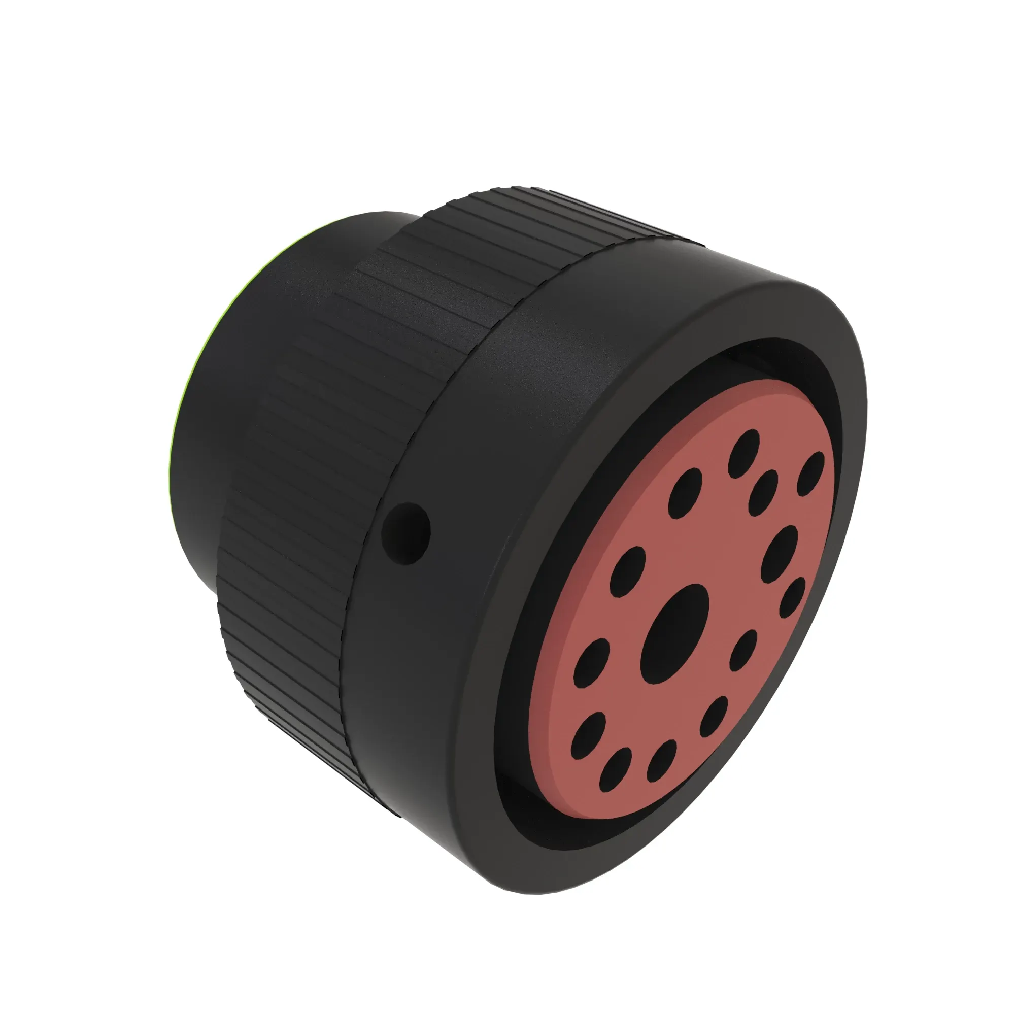 CONN DEUTSCH HDP20 14W MS BLK PLSTC
