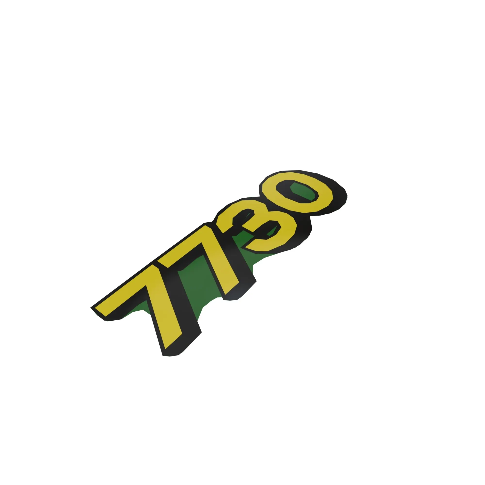 John Deere 7330 Model Designator Label, Left Side - R226806