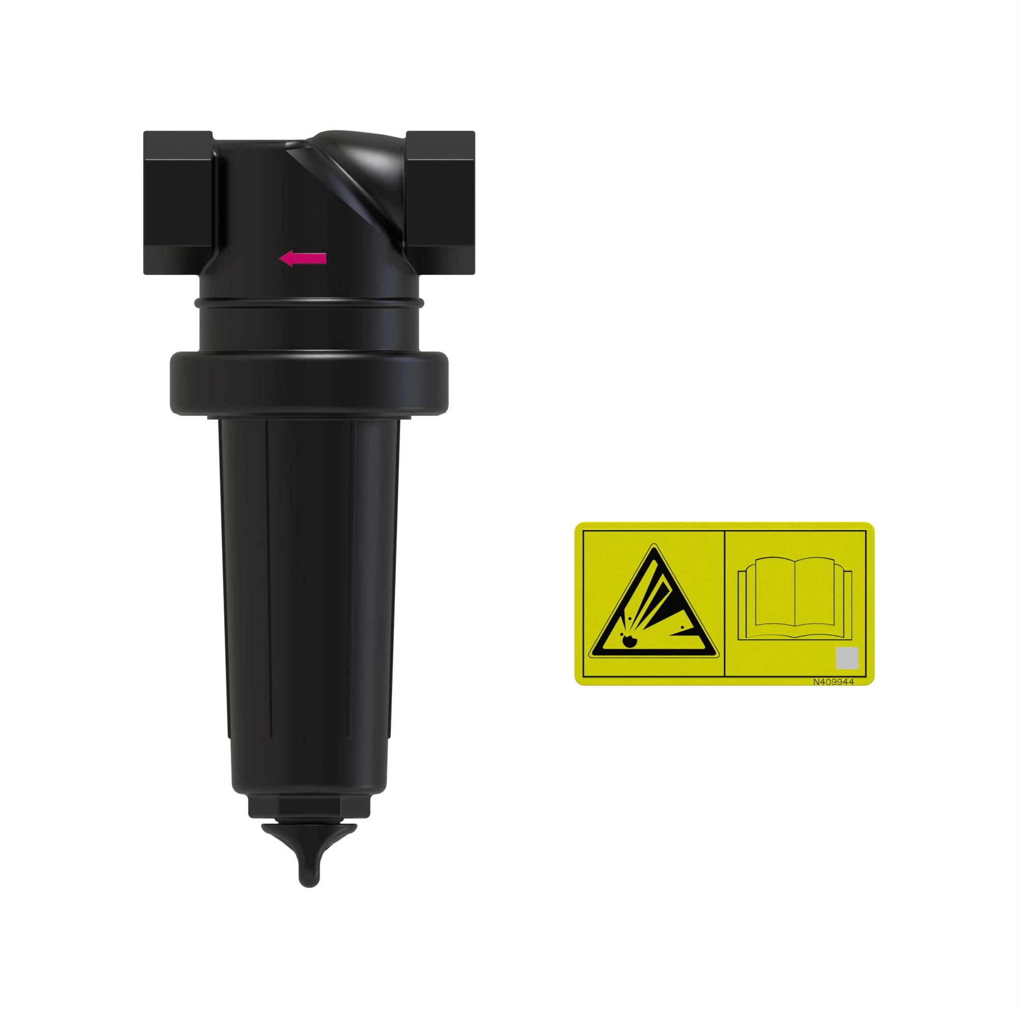 STRAINER, 80 MESH 1" NPT, TEXT FREE