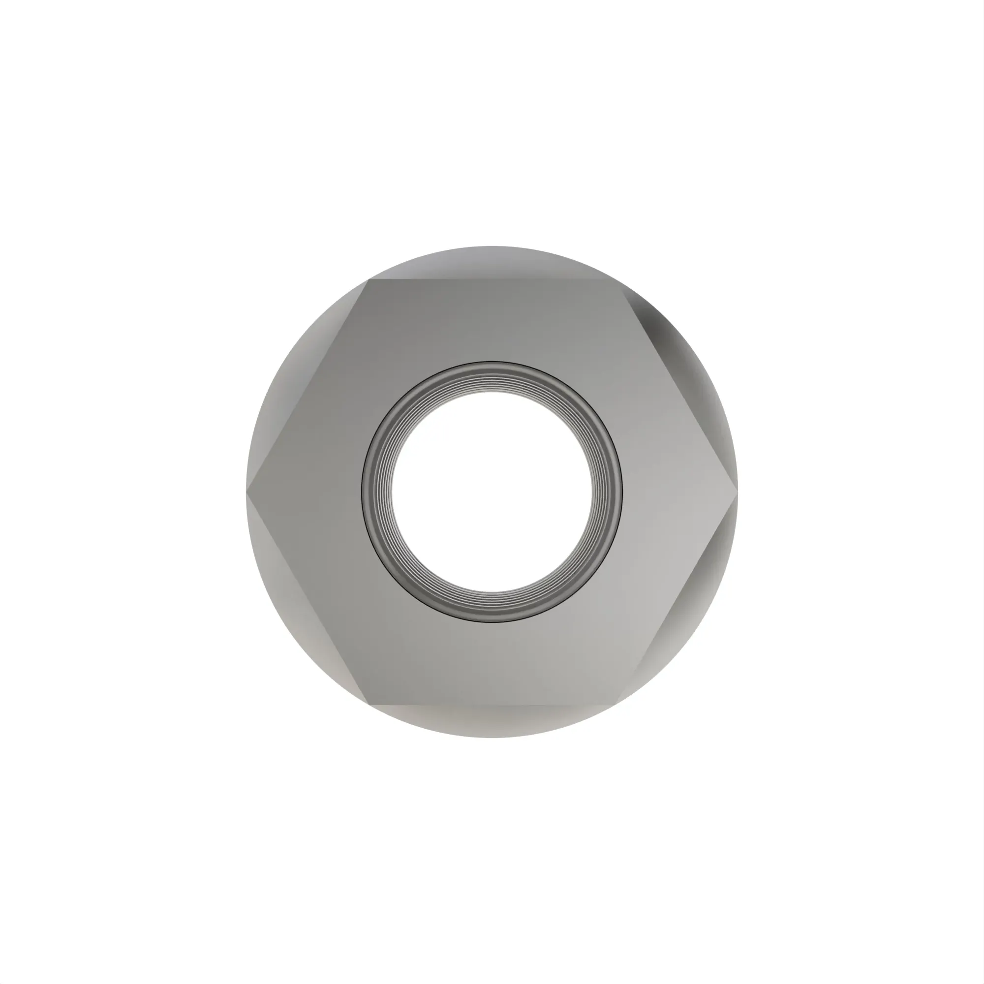 N208007: Hexagonal Flange Prevailing Torque Nut, M8