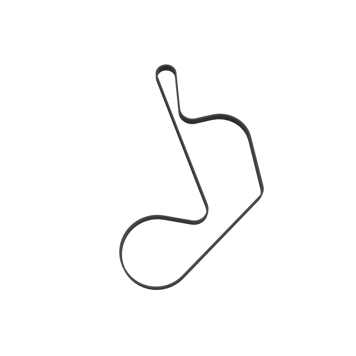 T428846: V-Belt, Effective Length 2490 mm (98 inch)