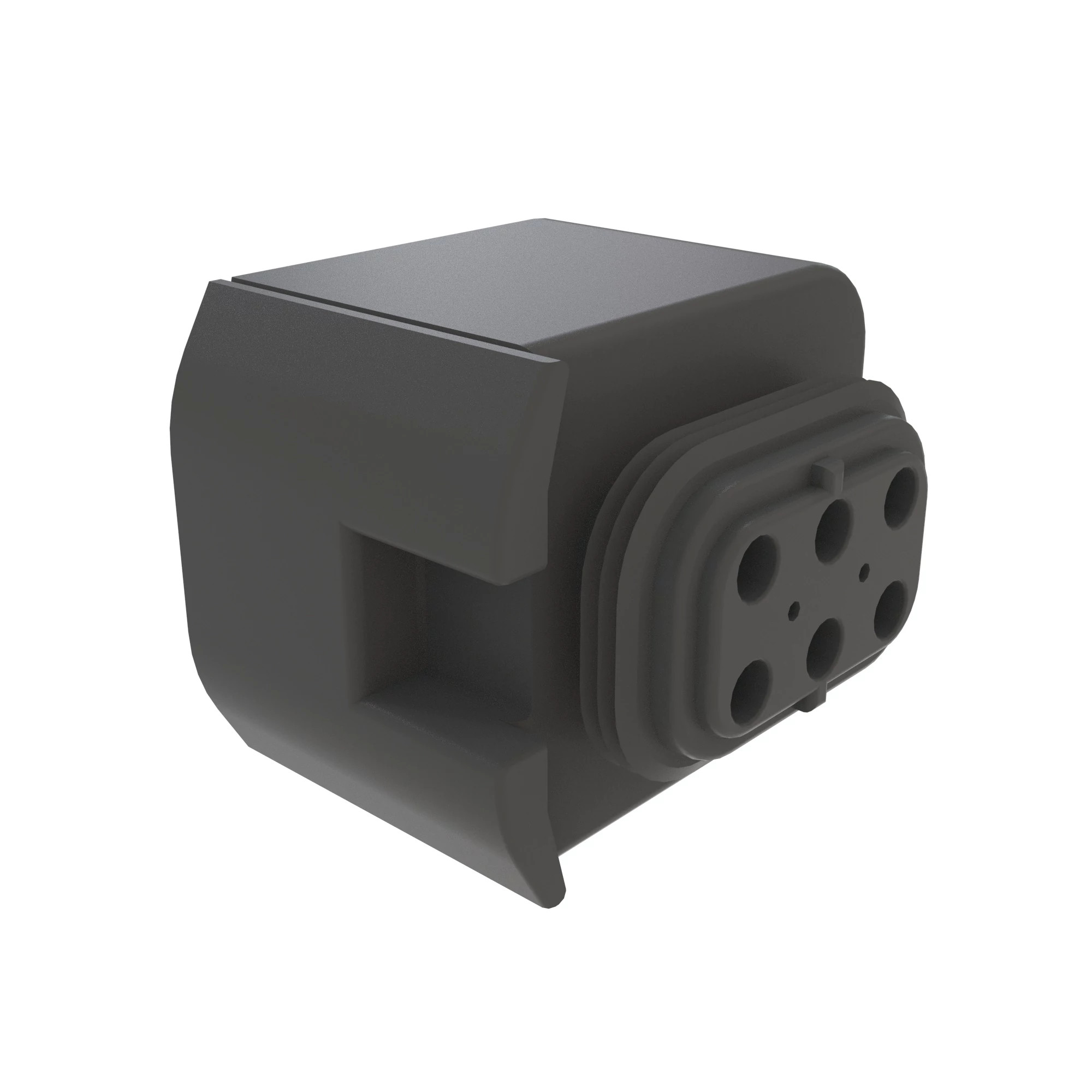 CONN TYCO MCP 6W FS BLK PLSTC