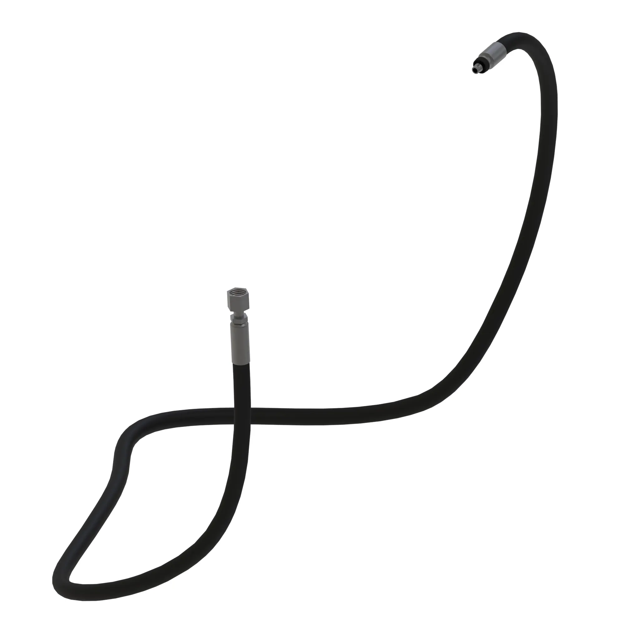John Deere Fabricated Hydraulic Hose with Straight End Fittings - AT545457