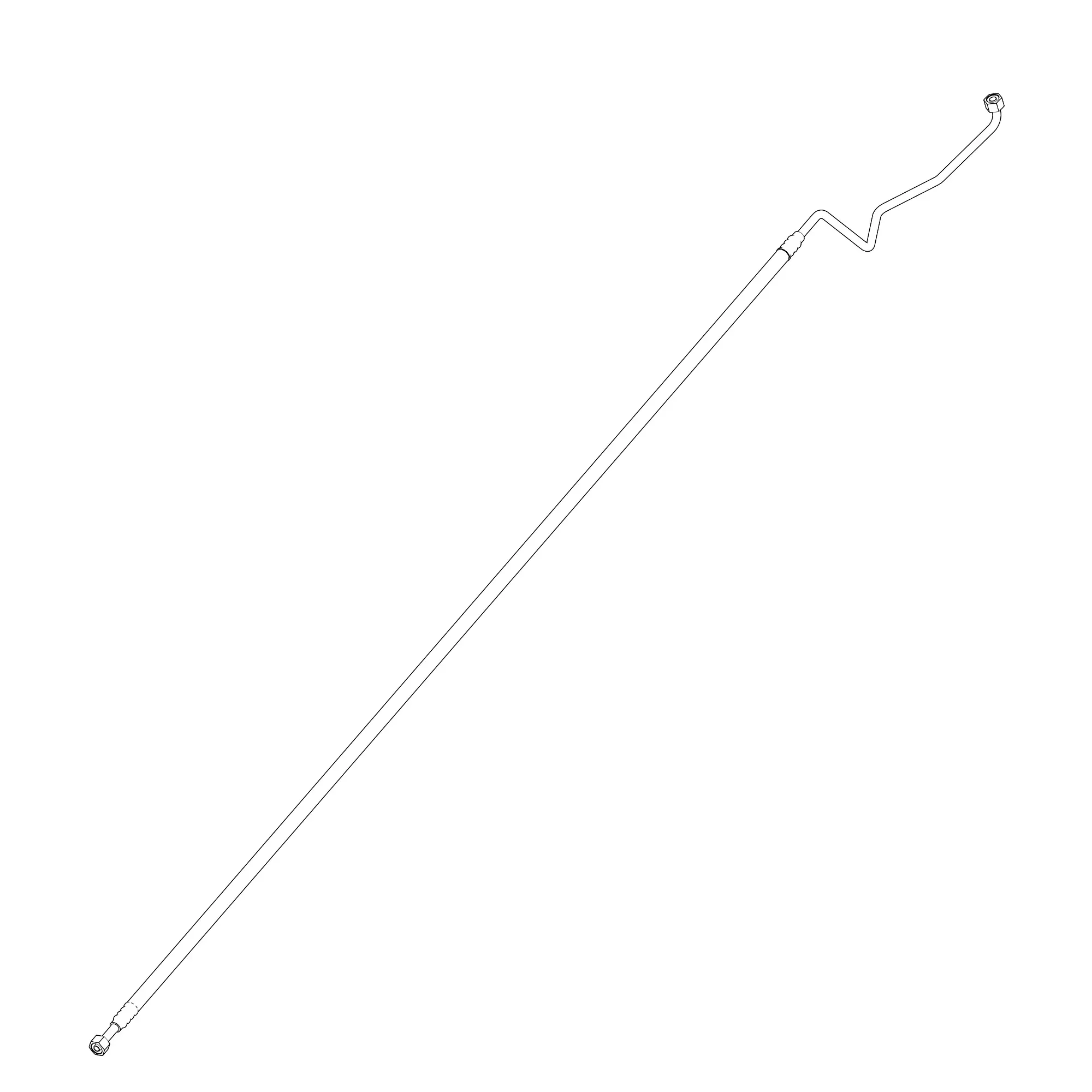 John Deere Refrigerant Pressure Hose - AL228777
