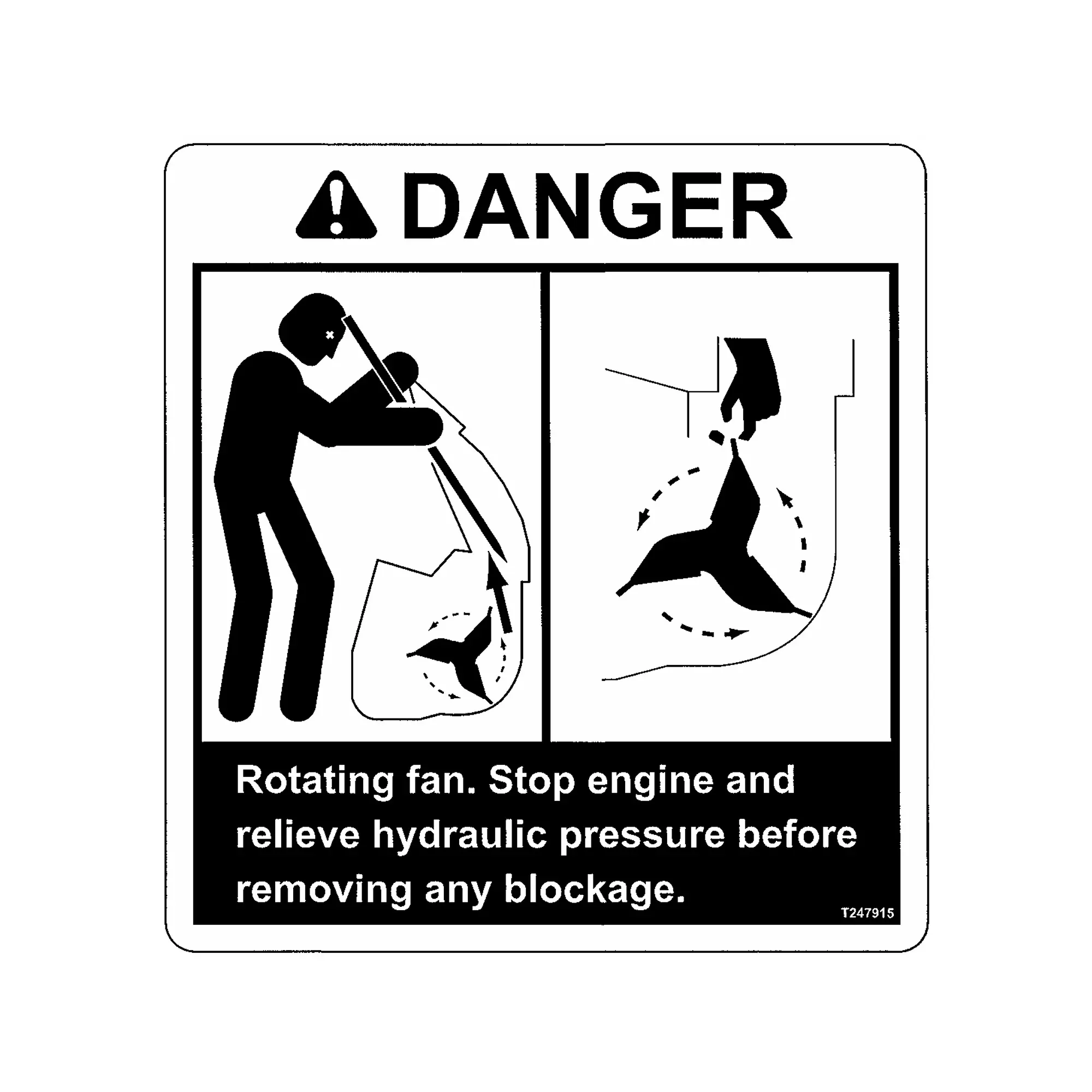 John Deere Safety Sign - T247915