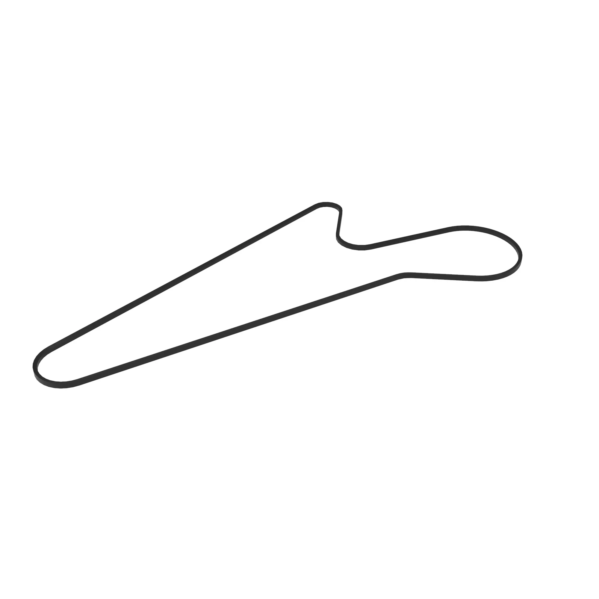 John Deere Engine Auxiliary Drive V-Belt, Effective Length 2807 mm (110.5 inch) - N407470