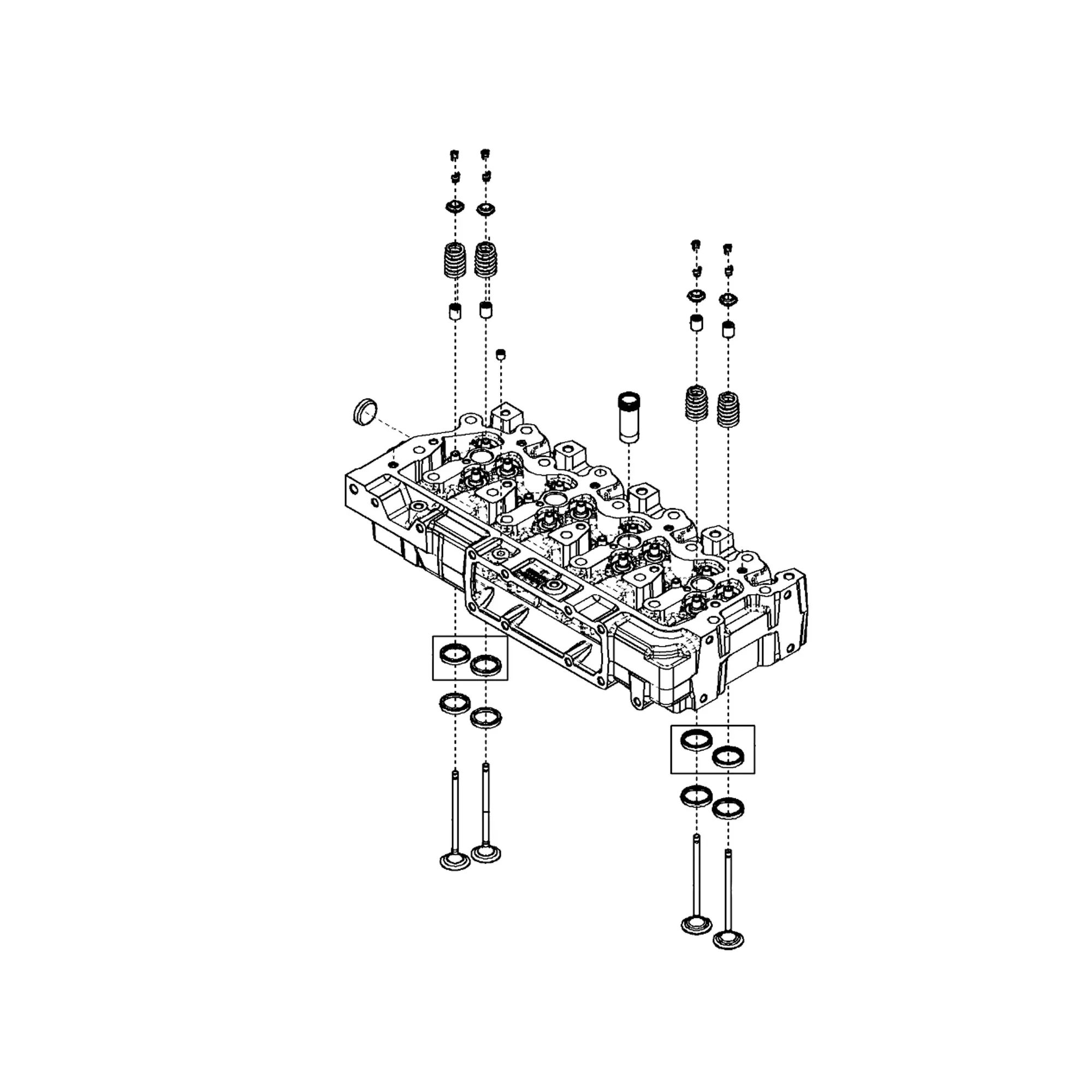 John Deere Reman REMAN Cylinder Head, 4.5 Liter, 4 Cylinder - SE501807