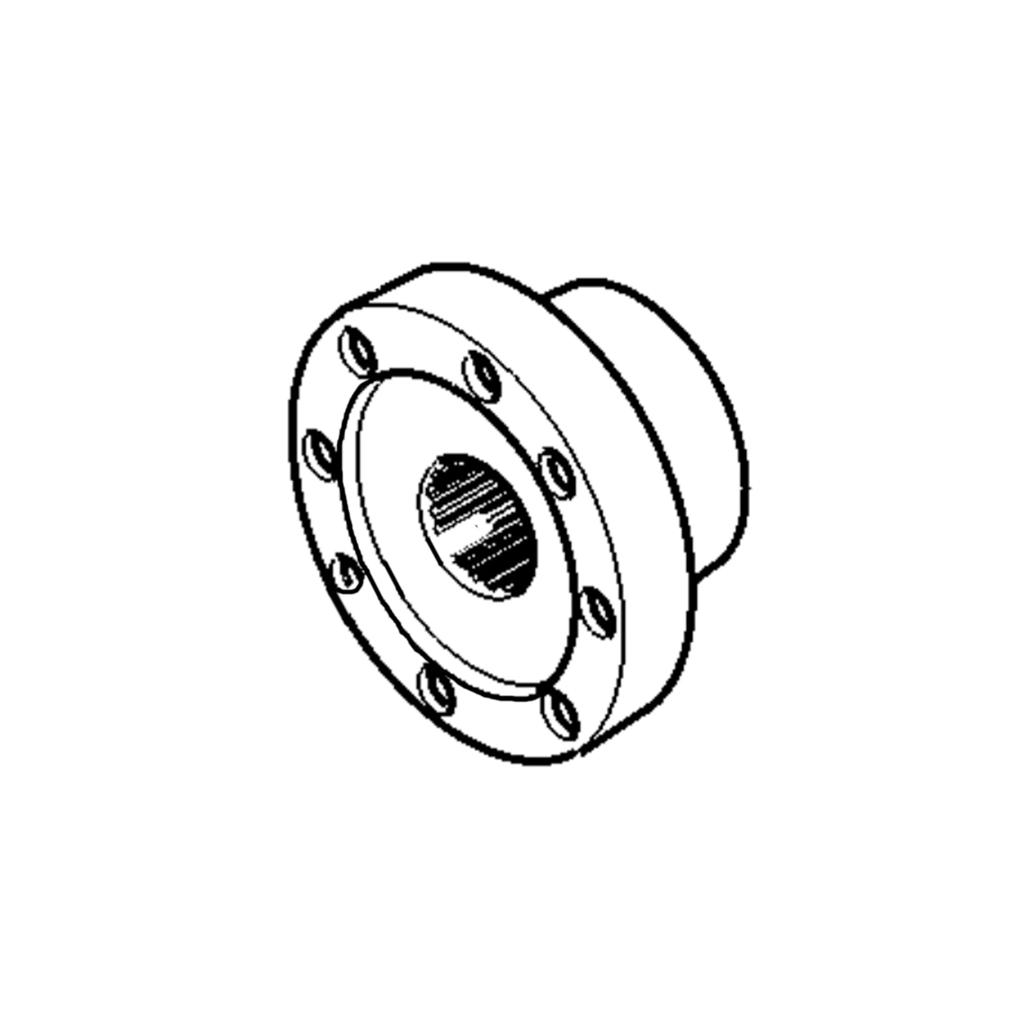John Deere Bevel Gear Drive Flange - R125564