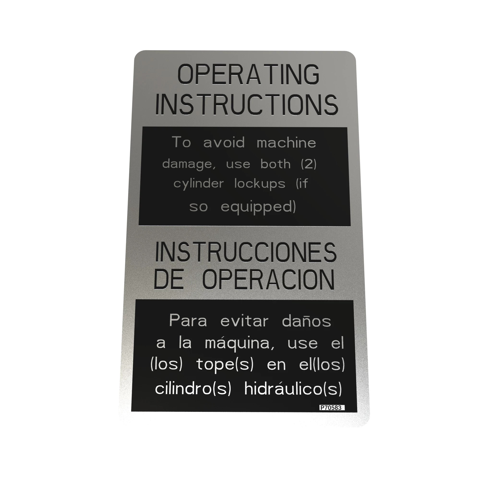 SIGN, SAFETY LABEL