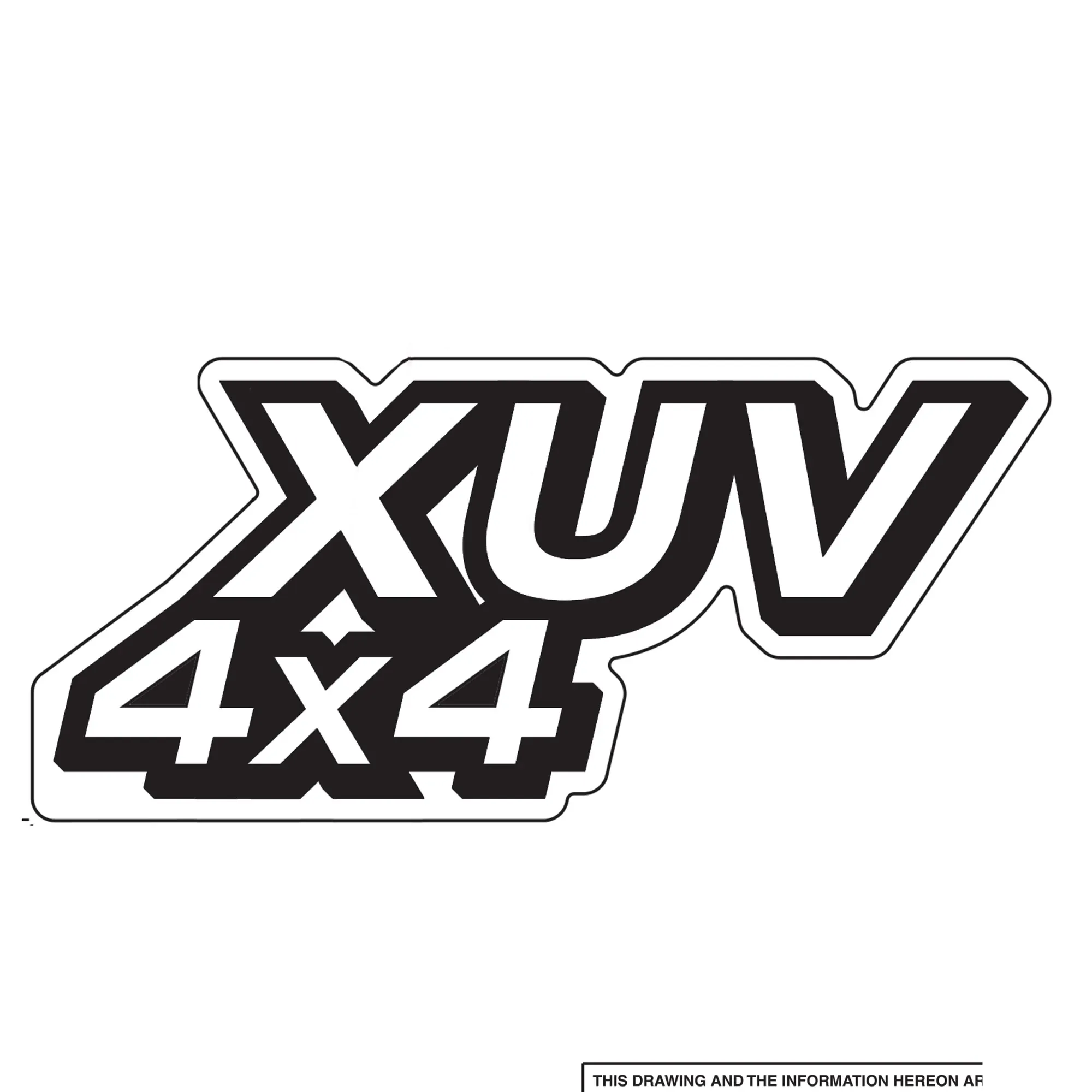John Deere XUV Model Label, Camo - M161550
