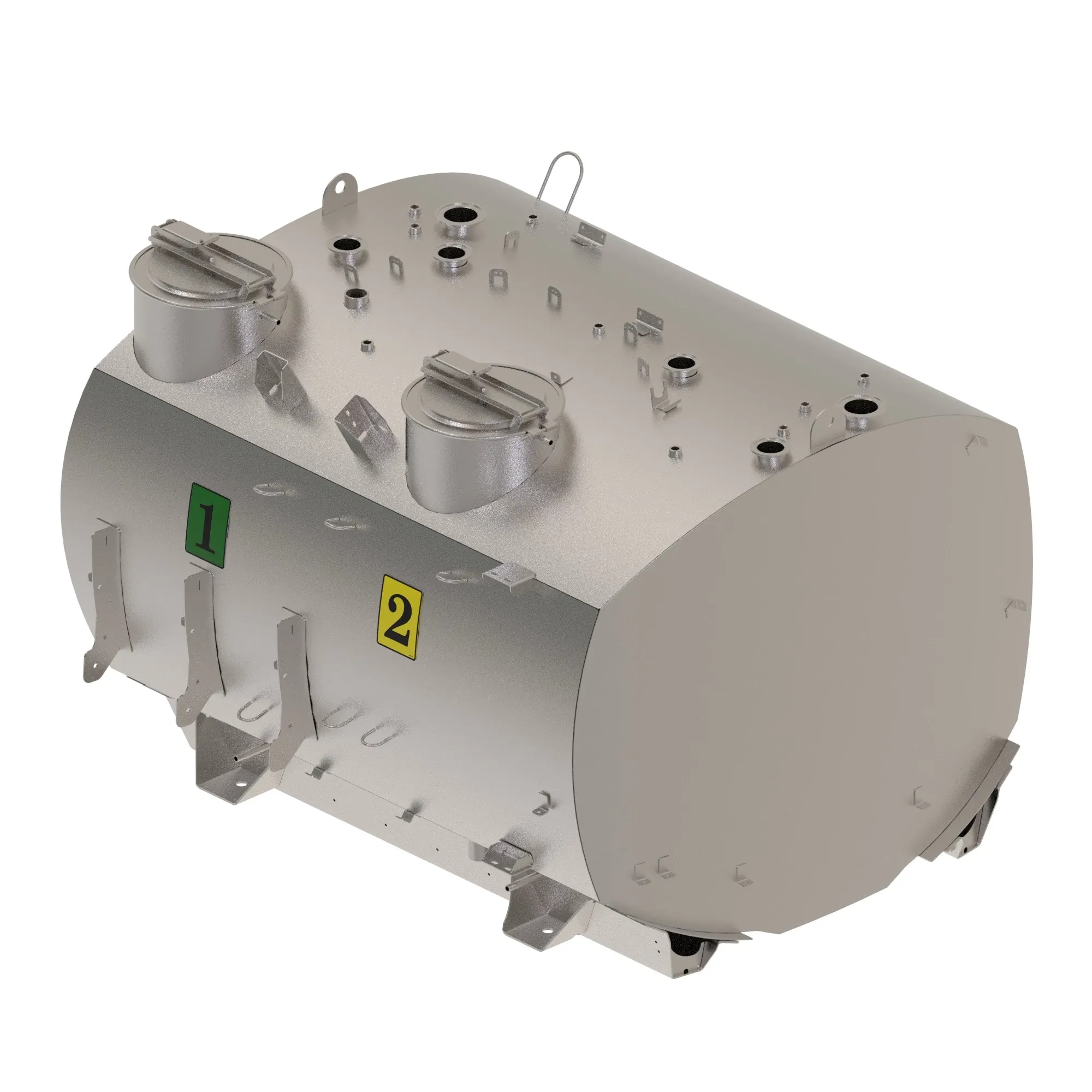 SOLUTION - 1000 GAL DUAL PRODUCT, WITH FITTINGS