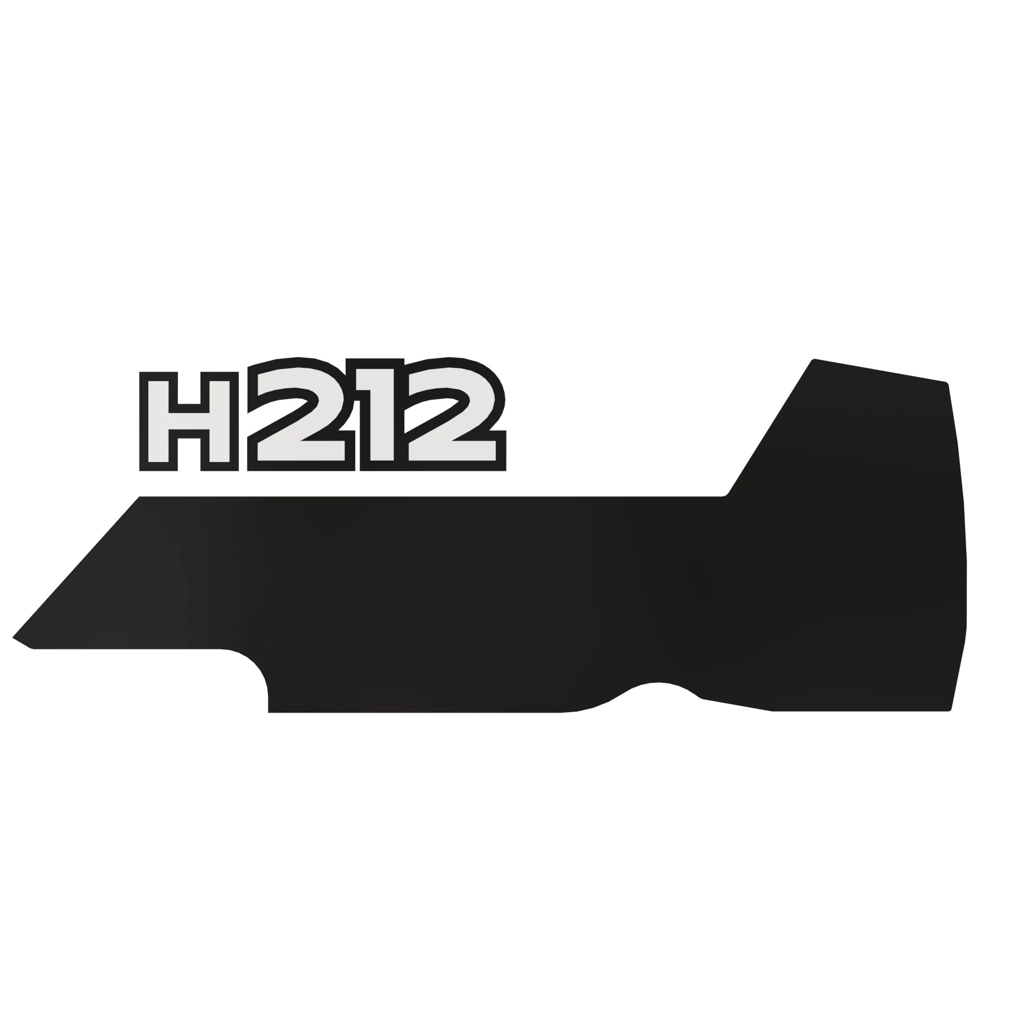 John Deere H212 John Deere Label, Left Side - F718285