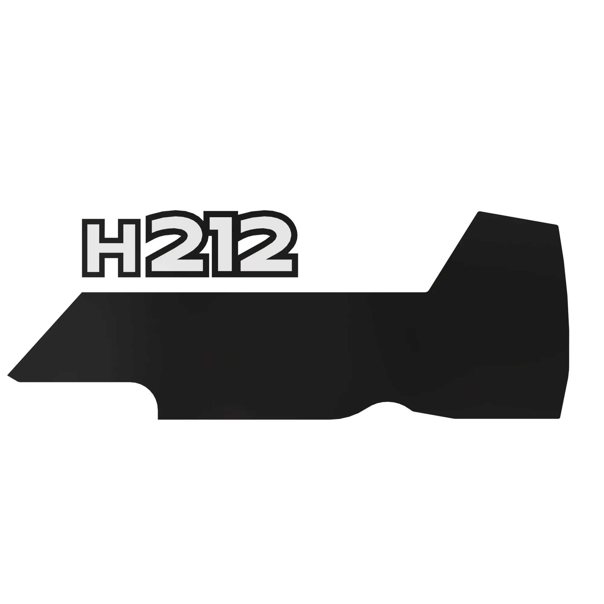 John Deere H212 John Deere Label, Left Side - F718285