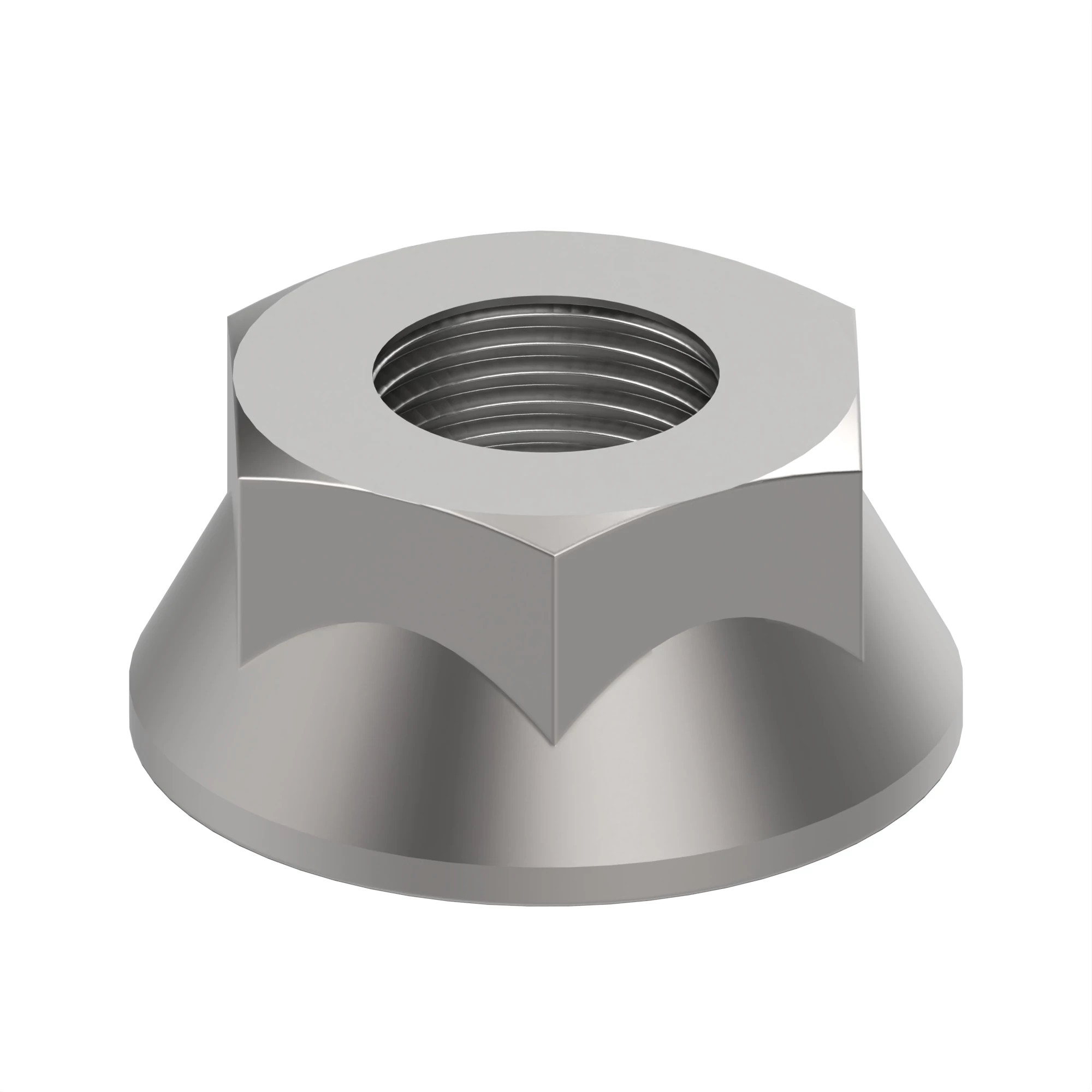 John Deere Hexagonal Flange Nut, 3/8" - L223564