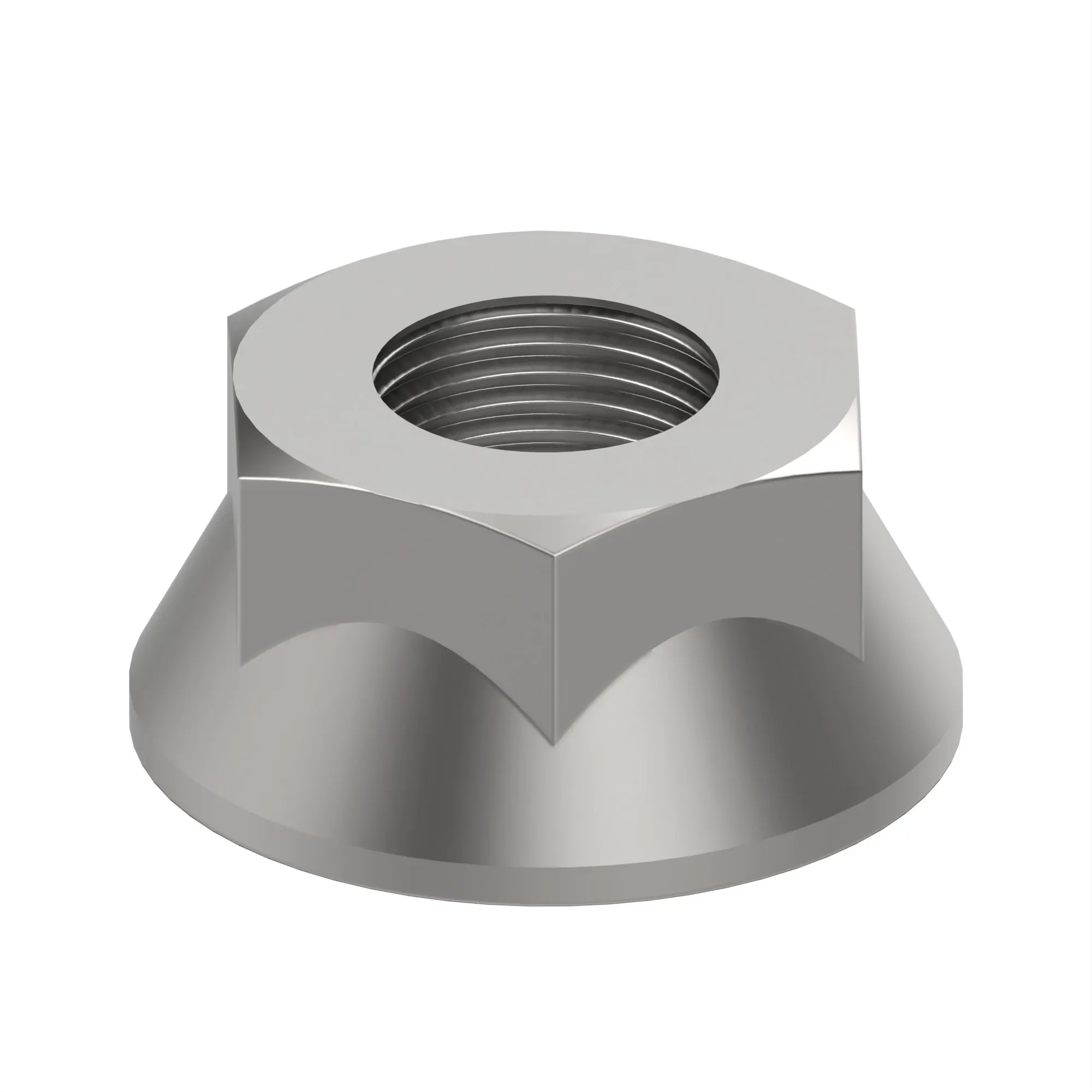 John Deere Hexagonal Flange Nut, 3/8" - L223564
