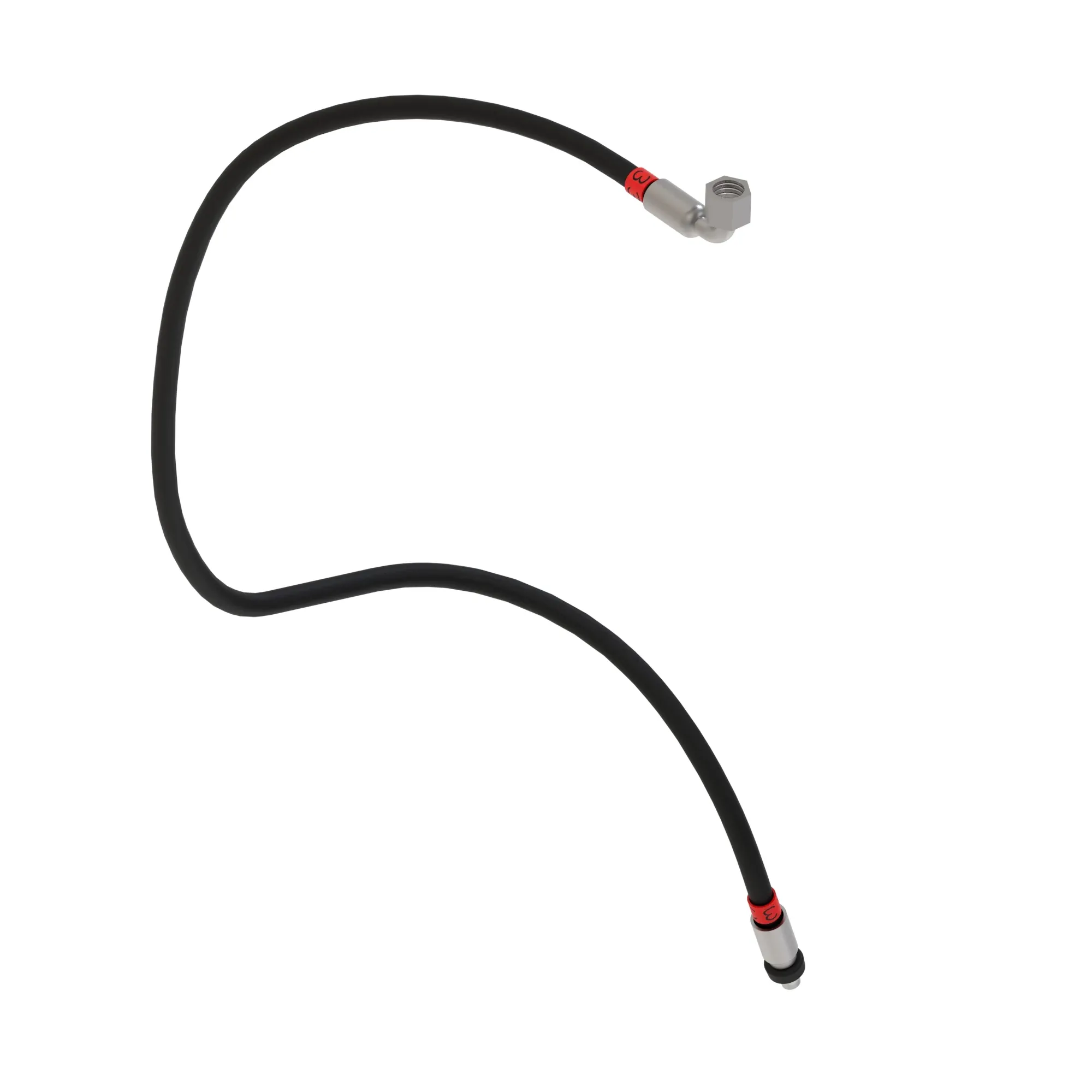John Deere Left Controller Port 3 Hydraulic Hose - AT370712