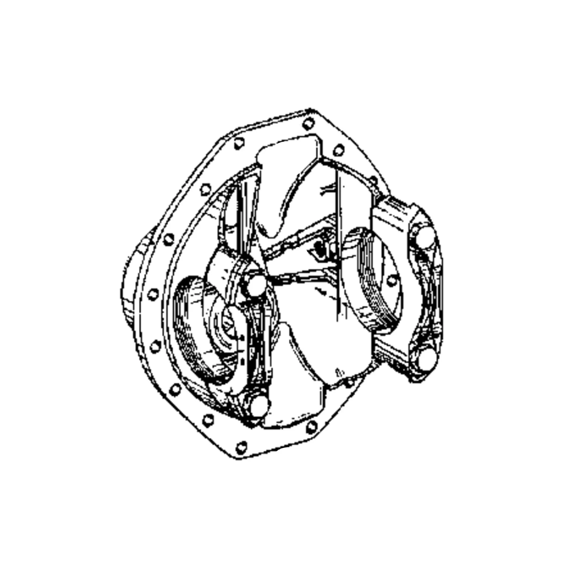John Deere Rear Axle Differential Housing - T237636