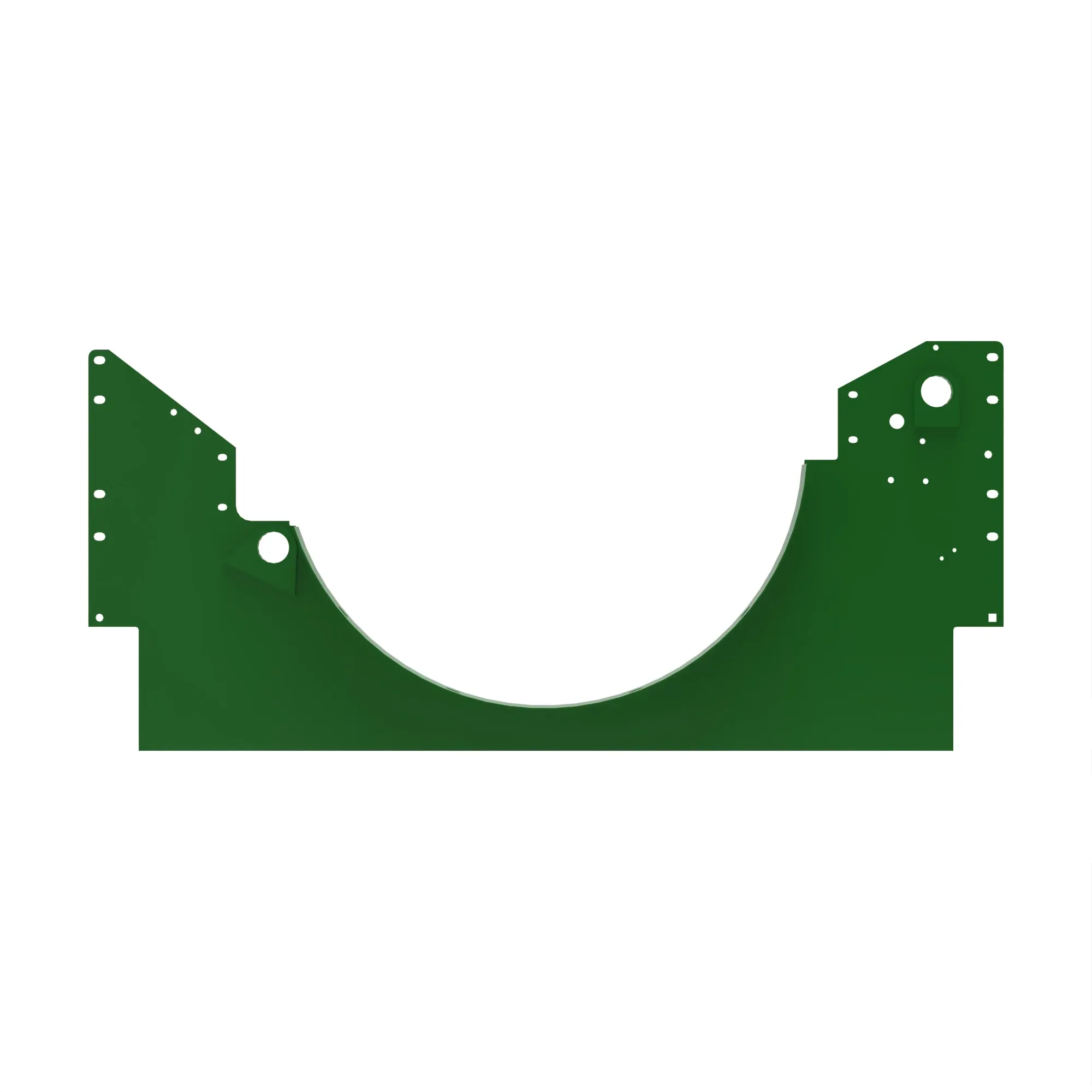AXE68025: Separator Bulkhead Support Front Plate
