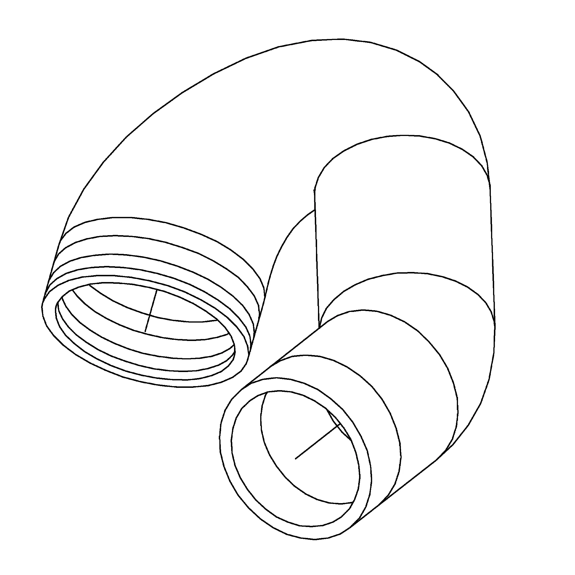 John Deere Air Intake Hose - AT312820