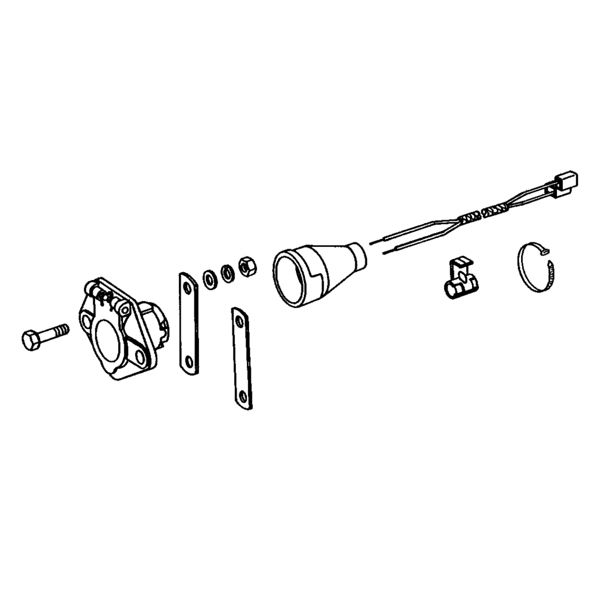 Cab Kit, Fld Install Elec Outl Sock