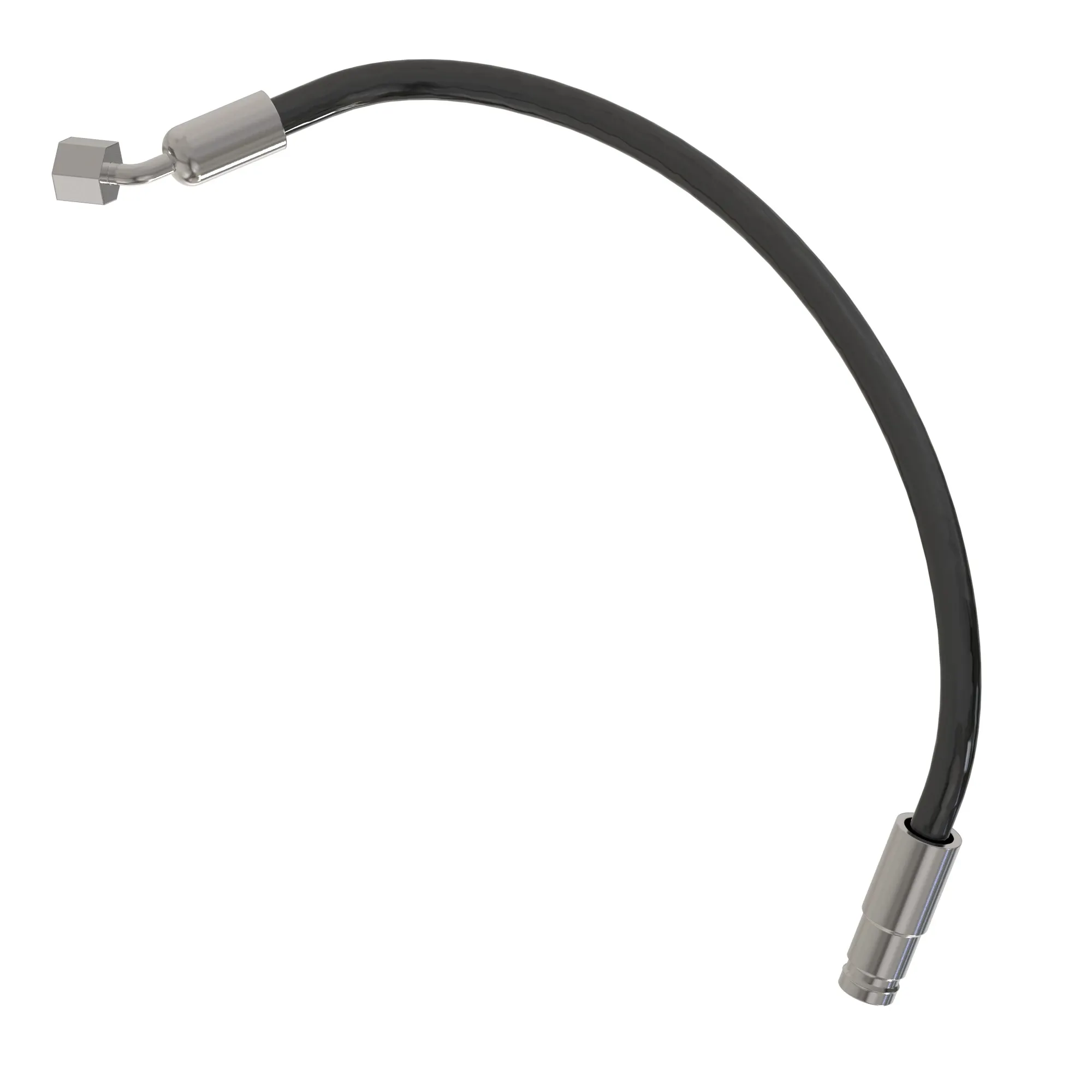 John Deere Swing Bottom Pilot Cap Hydraulic Hose - AT461837