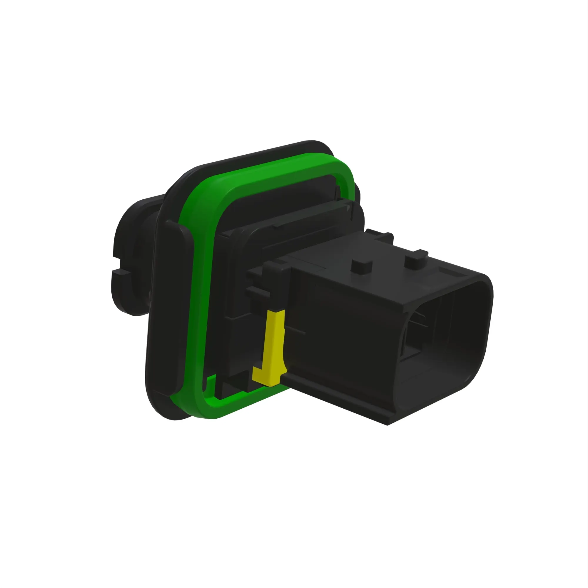 CONN TYCO HDSCNET 3W MS BLK PLSTC