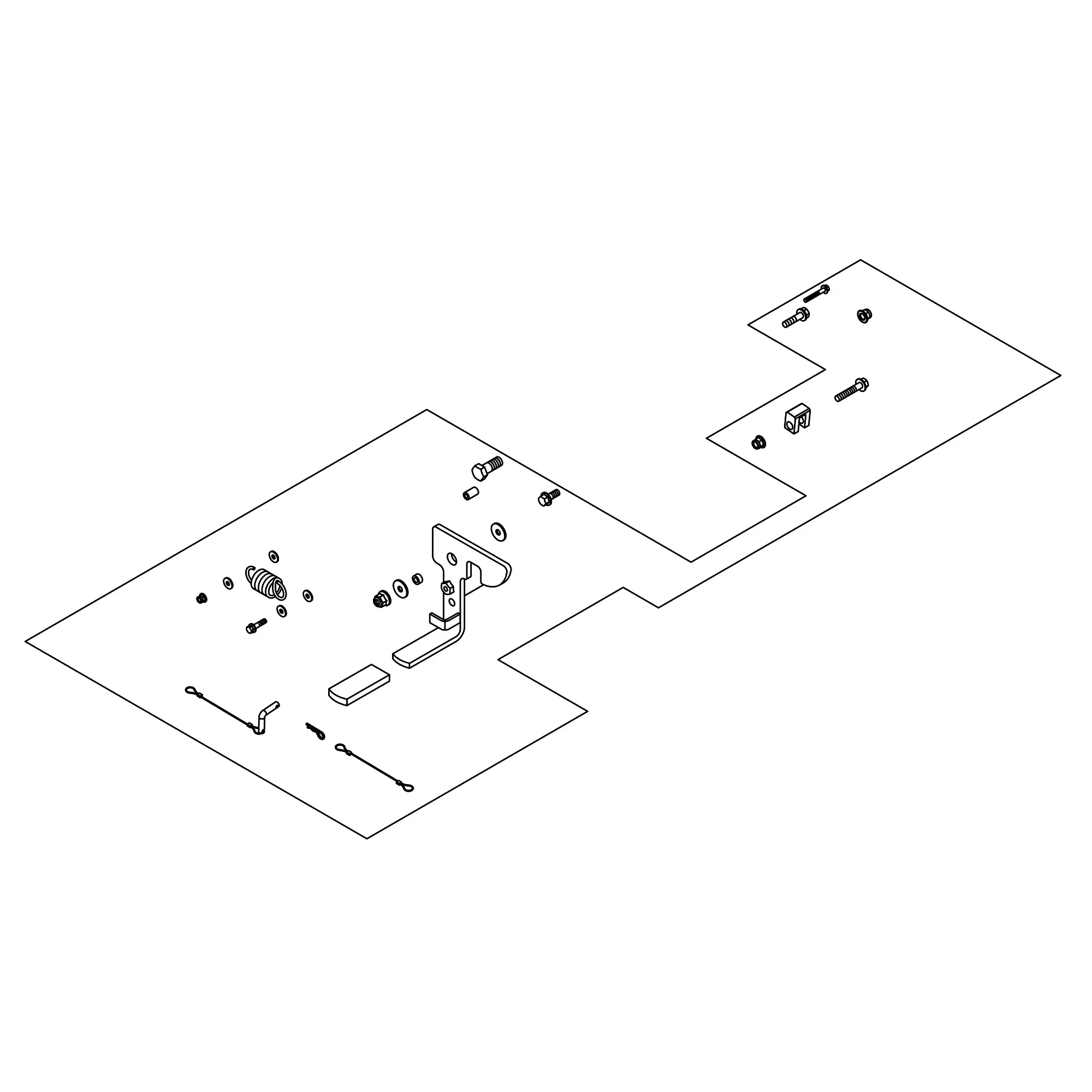 John Deere Lower Latch Kit - AA60693