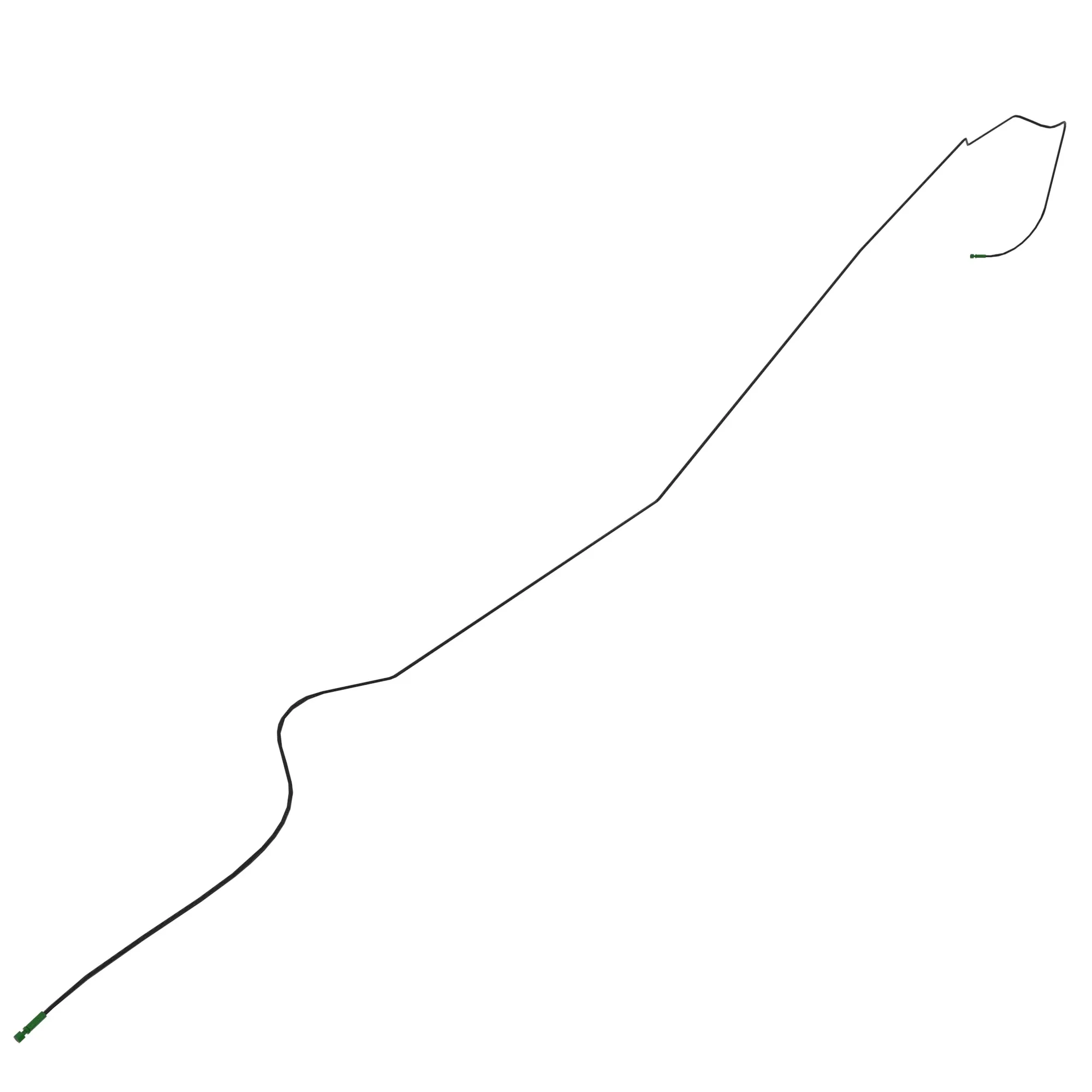 John Deere Flexible Tilt Cylinder Hydraulic Hose - AFH200270