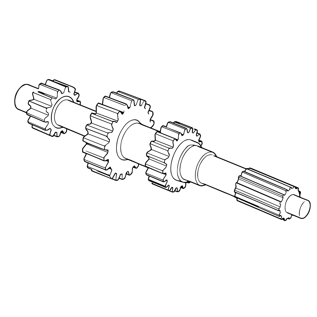 Transmission Gear Box Shaft