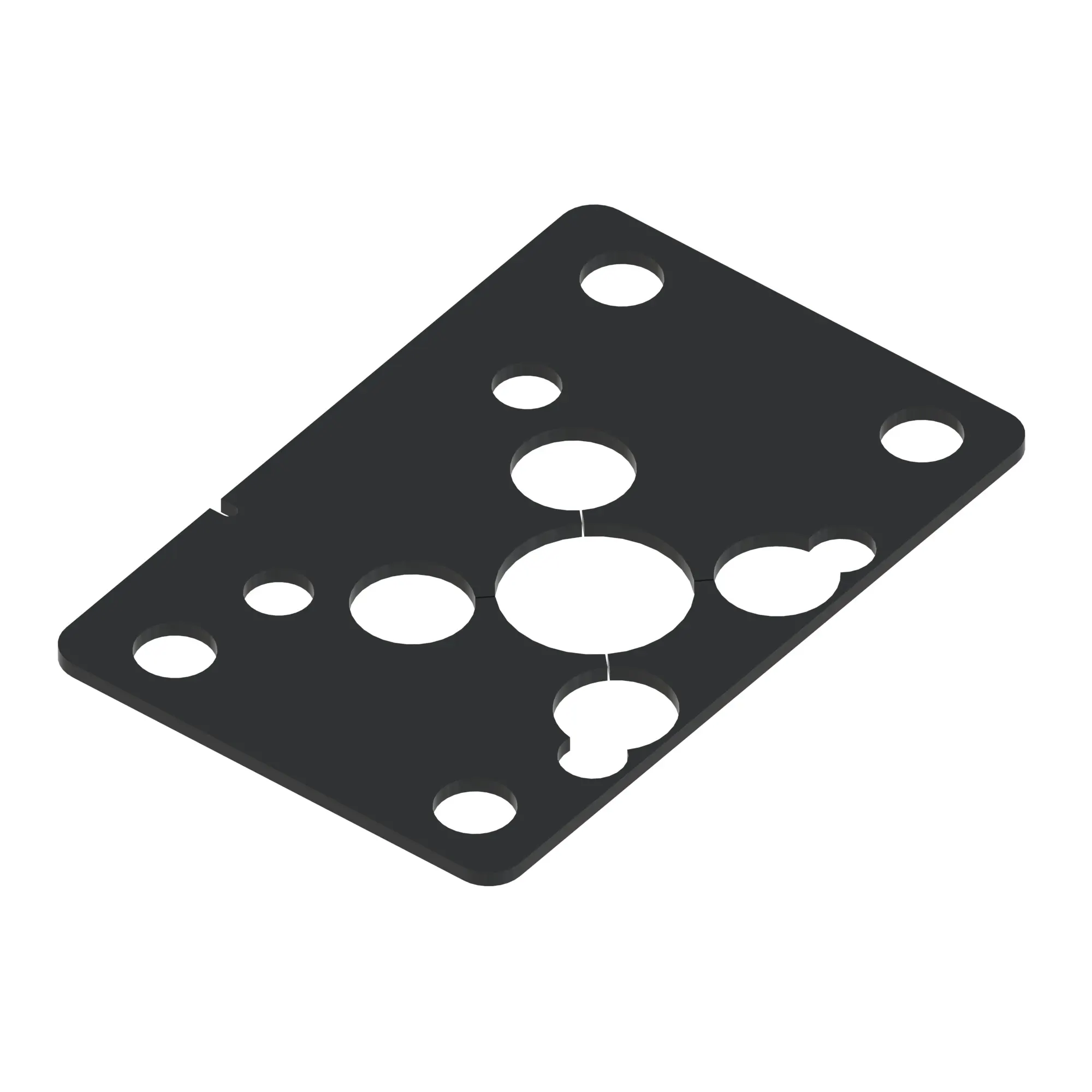 John Deere Isolator Steering Valve Mount Plate - T216524
