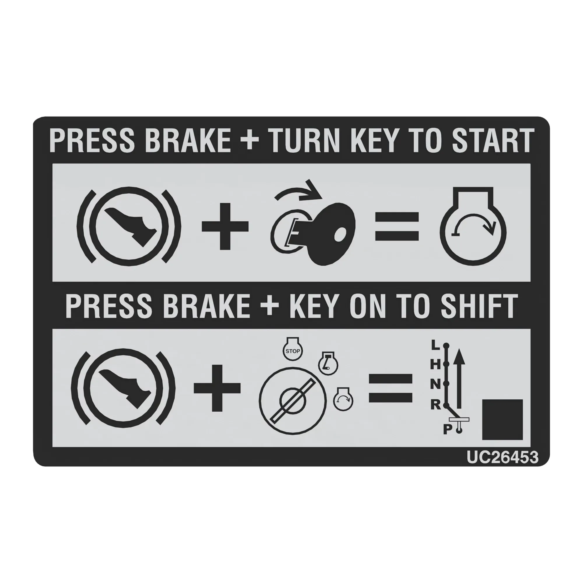 John Deere Safety Sign - UC26453
