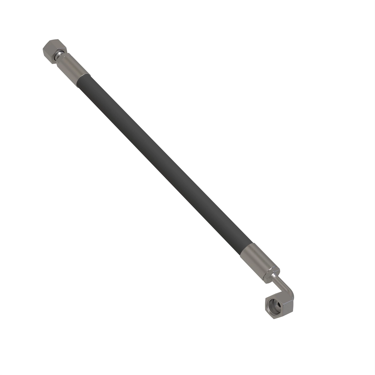 John Deere RH Hitch Cap End Hydraulic Hose - SJ14104