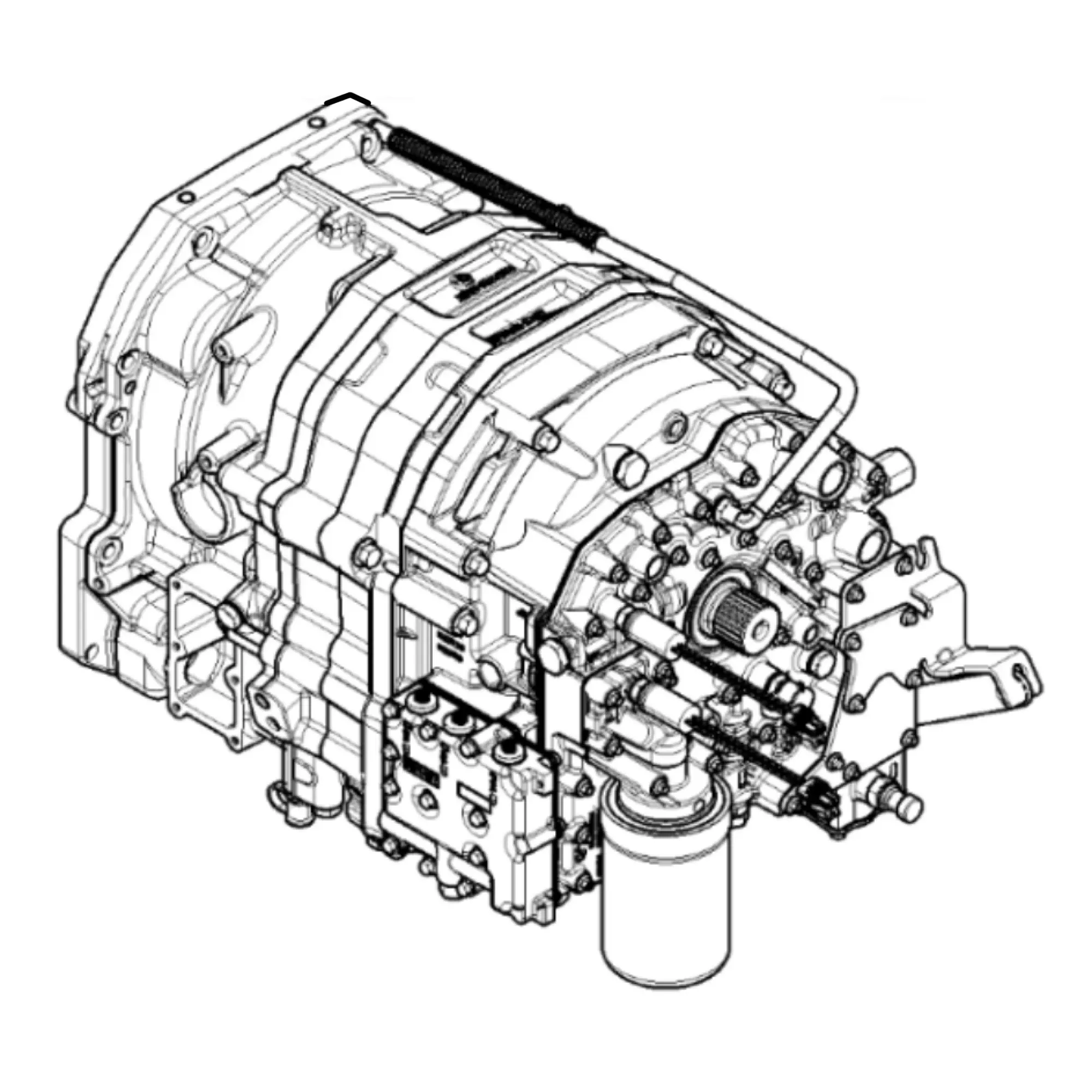 John Deere Reman REMAN PowrQuad™ Transmission (Mechanical Reverser Control) - PG203666
