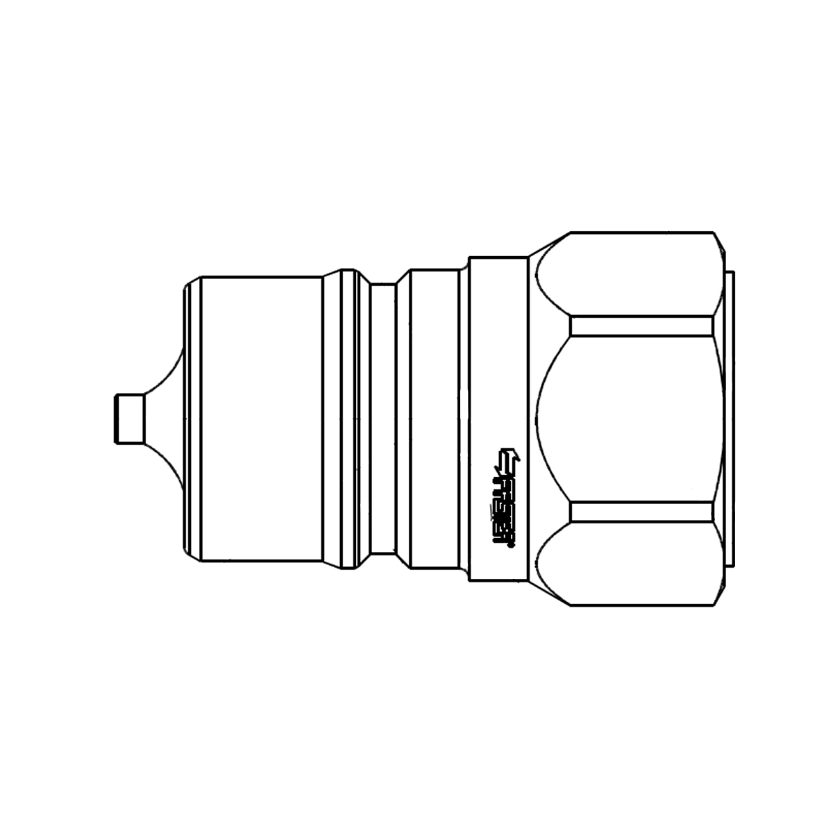 Coupling HYD, Quick, 1.1/16 Male