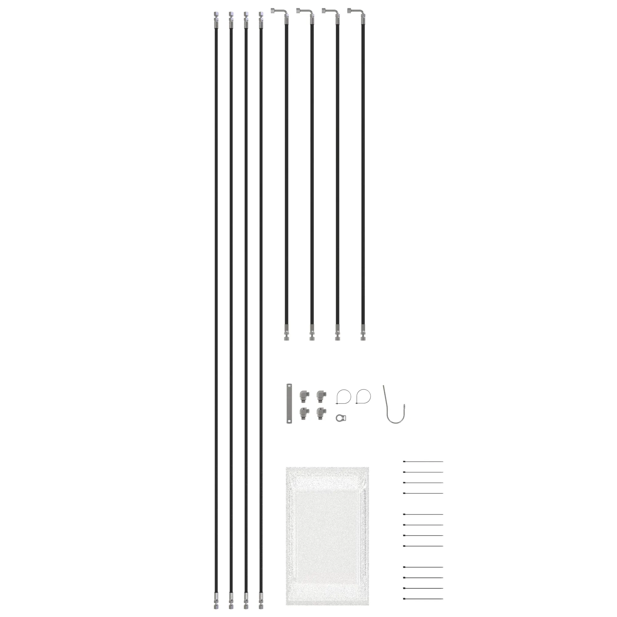 HOSES AND PARTS (2 FUNCTION)