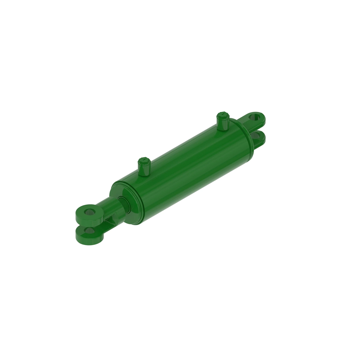 Hydraulic Cylinder, Green/Labeled