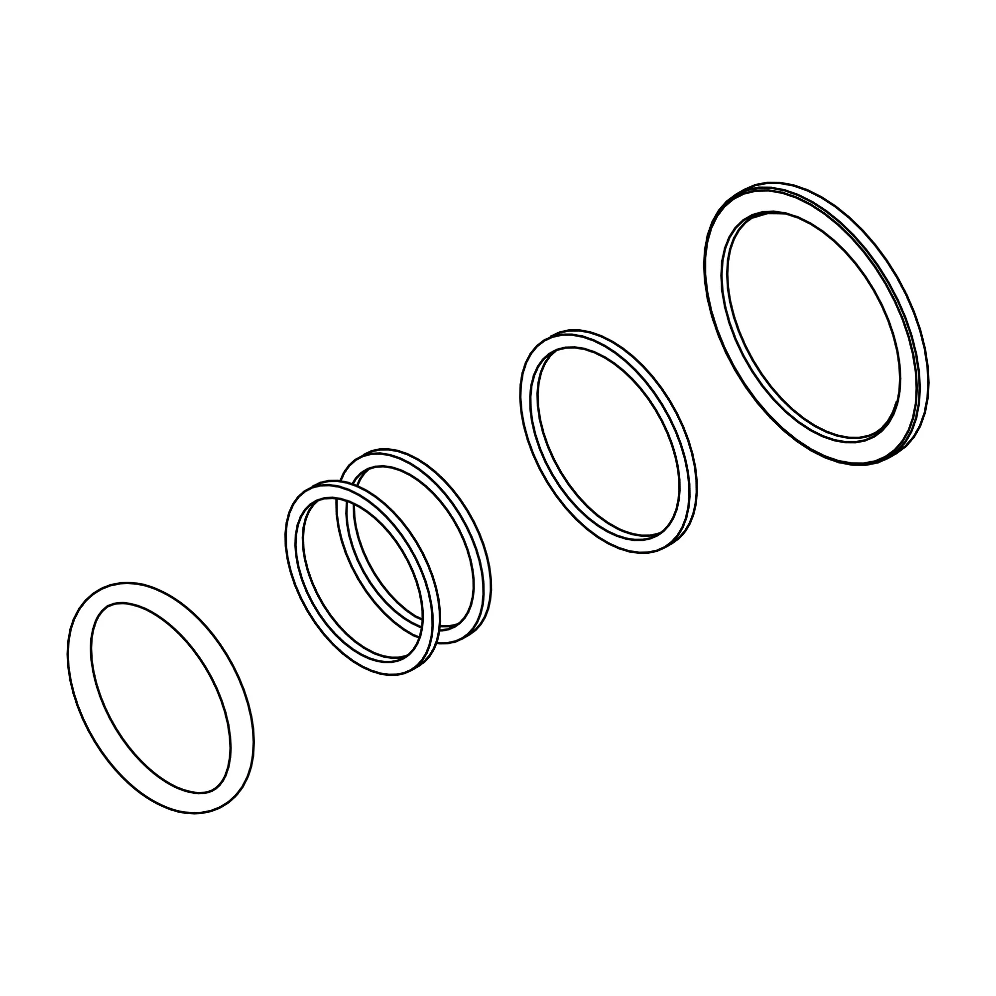 John Deere Flushing Valve Seal Kit - AT448149