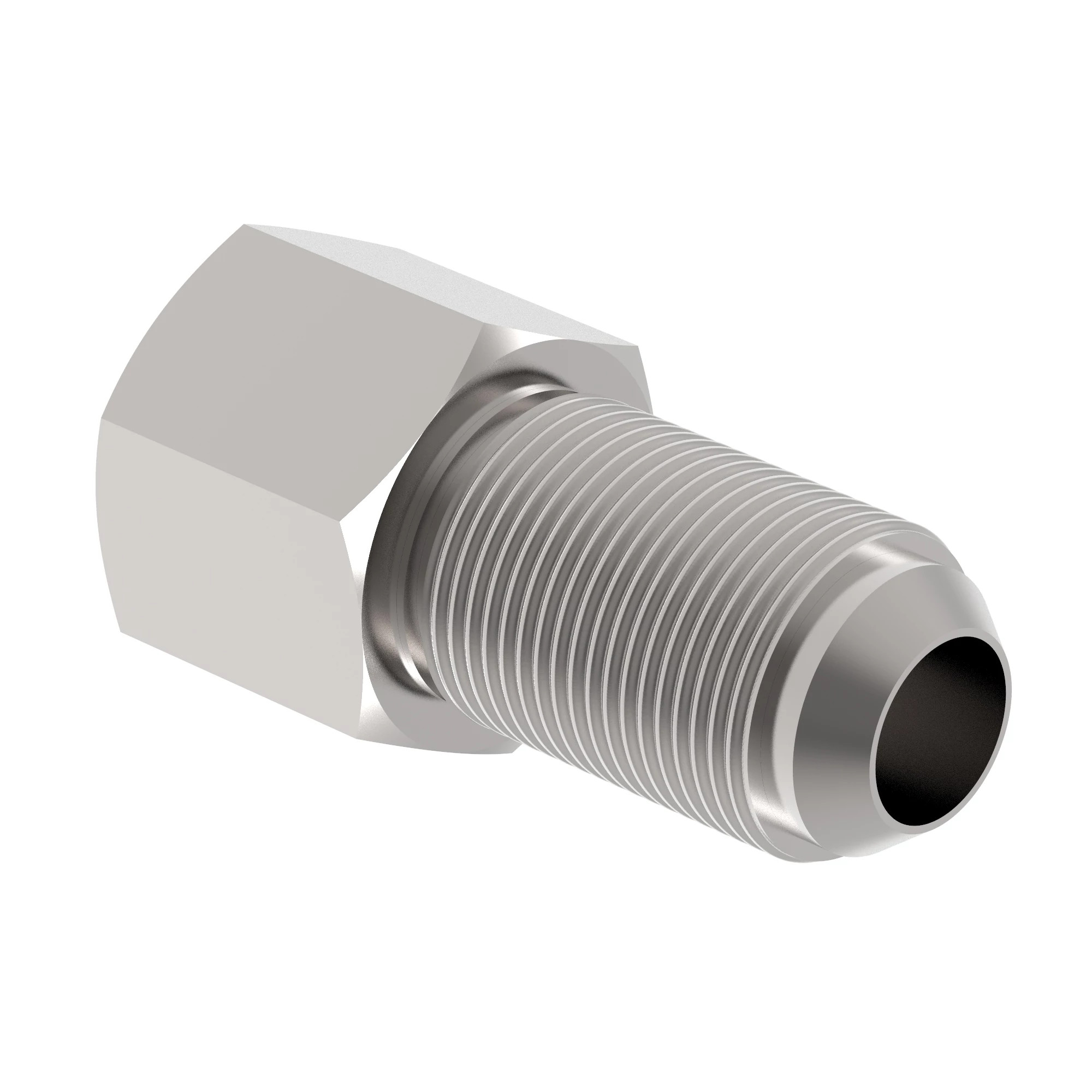 John Deere Female Bulkhead Pipe Adapter Fitting - T386999