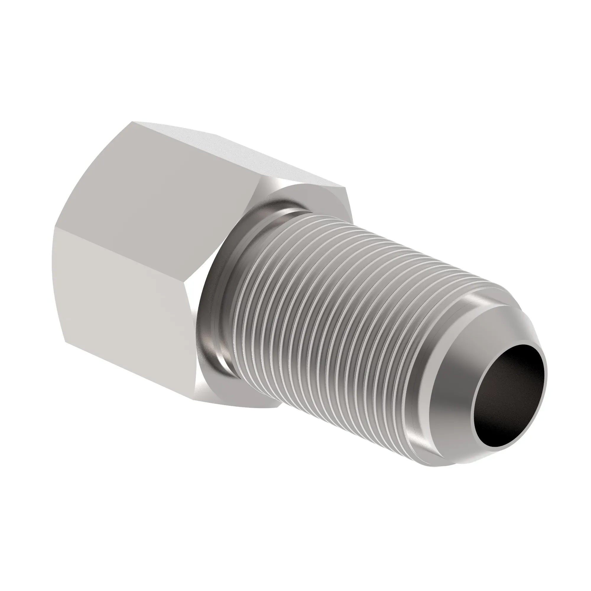 John Deere Female Bulkhead Pipe Adapter Fitting - T386999