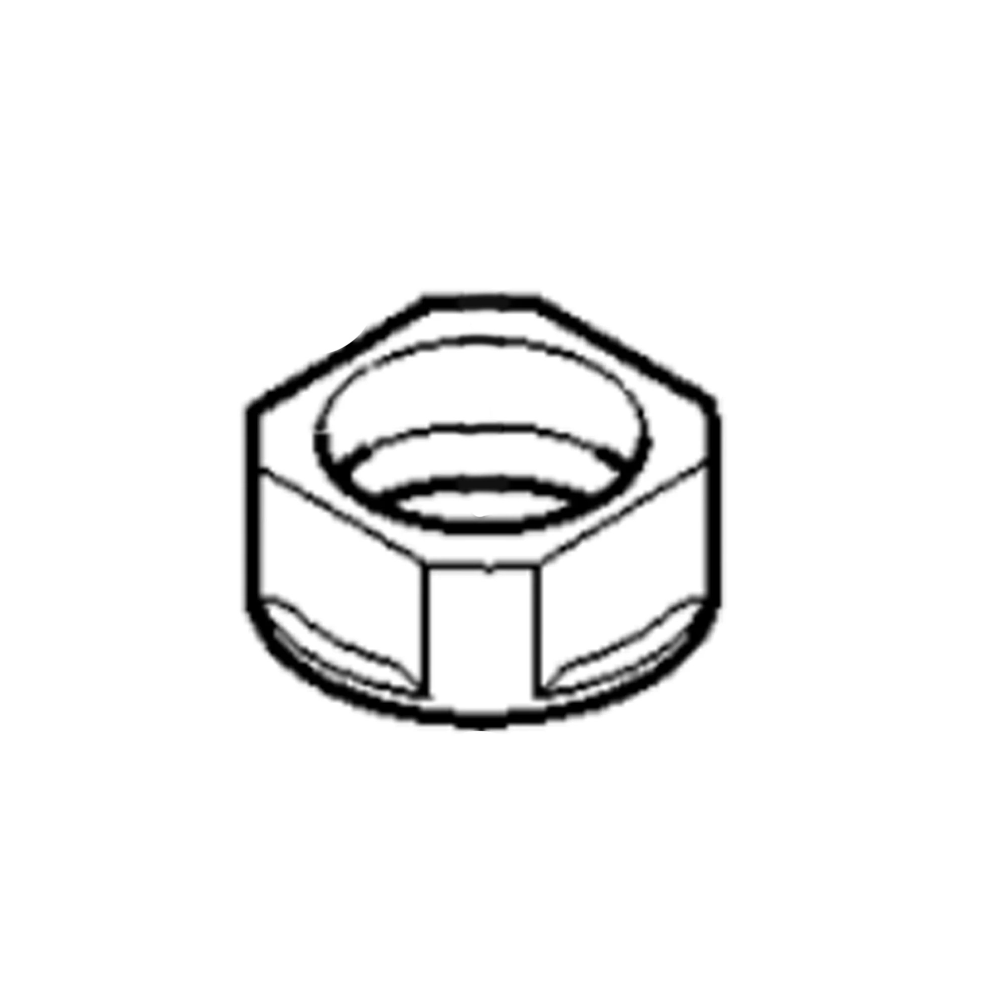 NUT ITT APD BLK PLASTIC