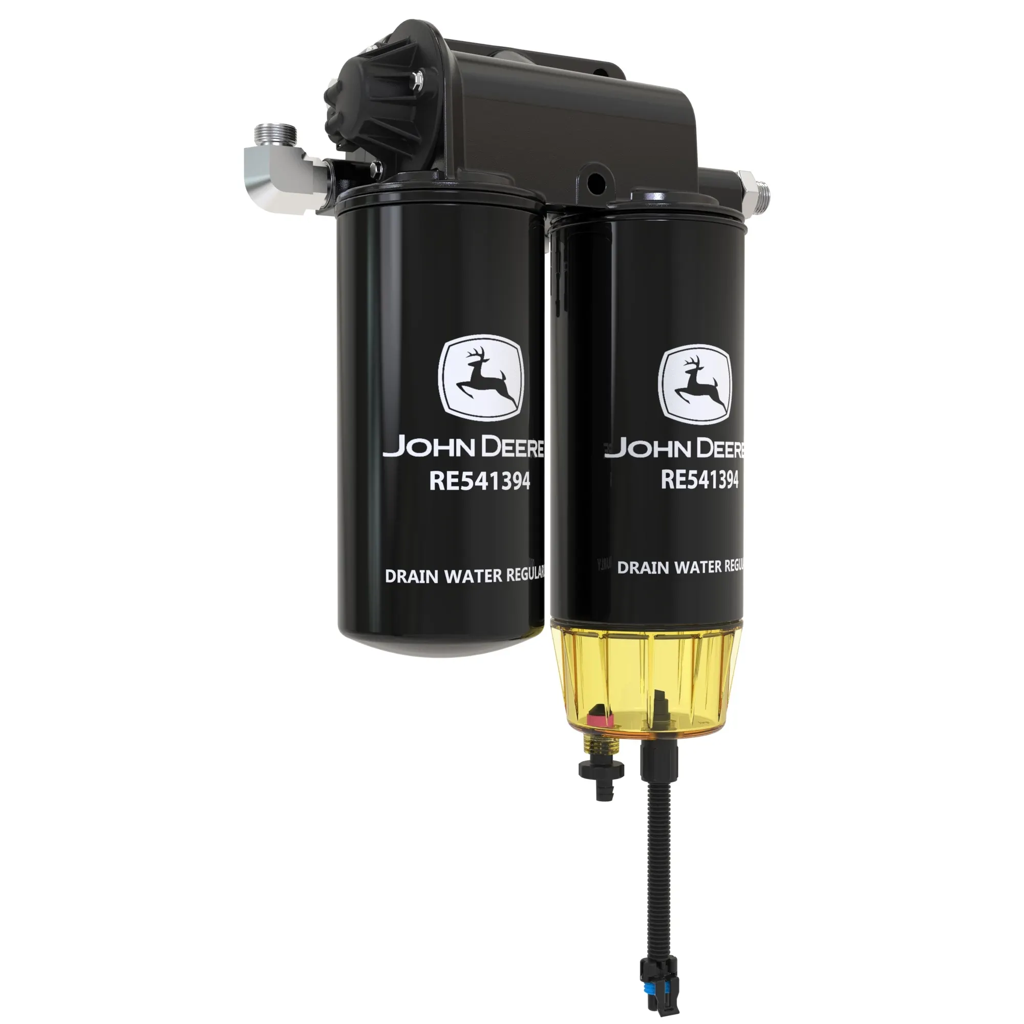 John Deere Fuel Filter Assembly with Electronic Priming Pump - RE541394