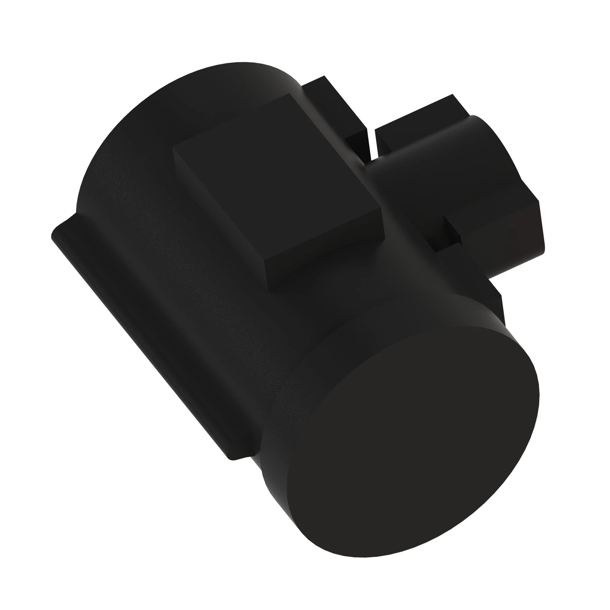 SCHLEMMER T-MANIFOLD BLACK PLSTC