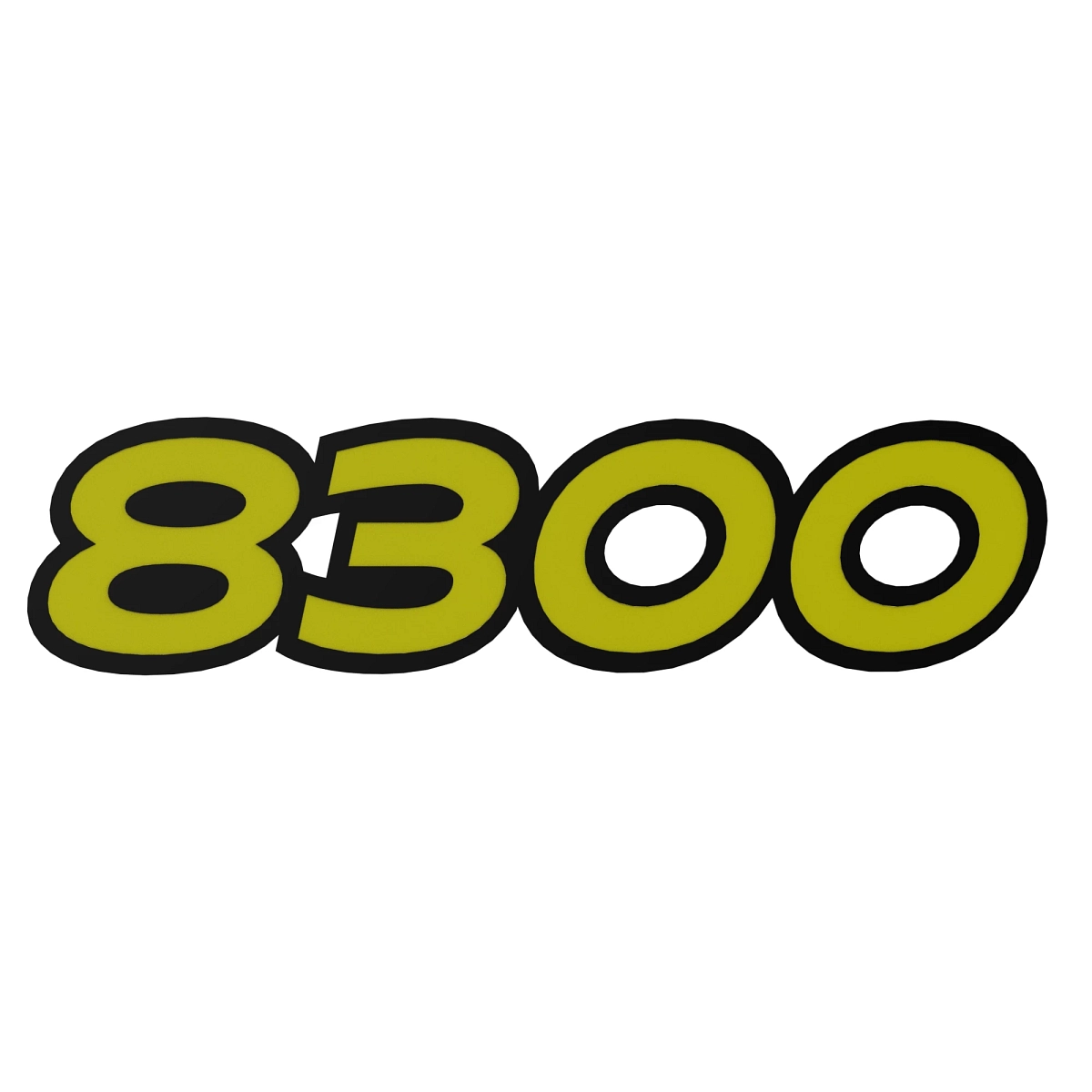 Label, Model 8300 / RH