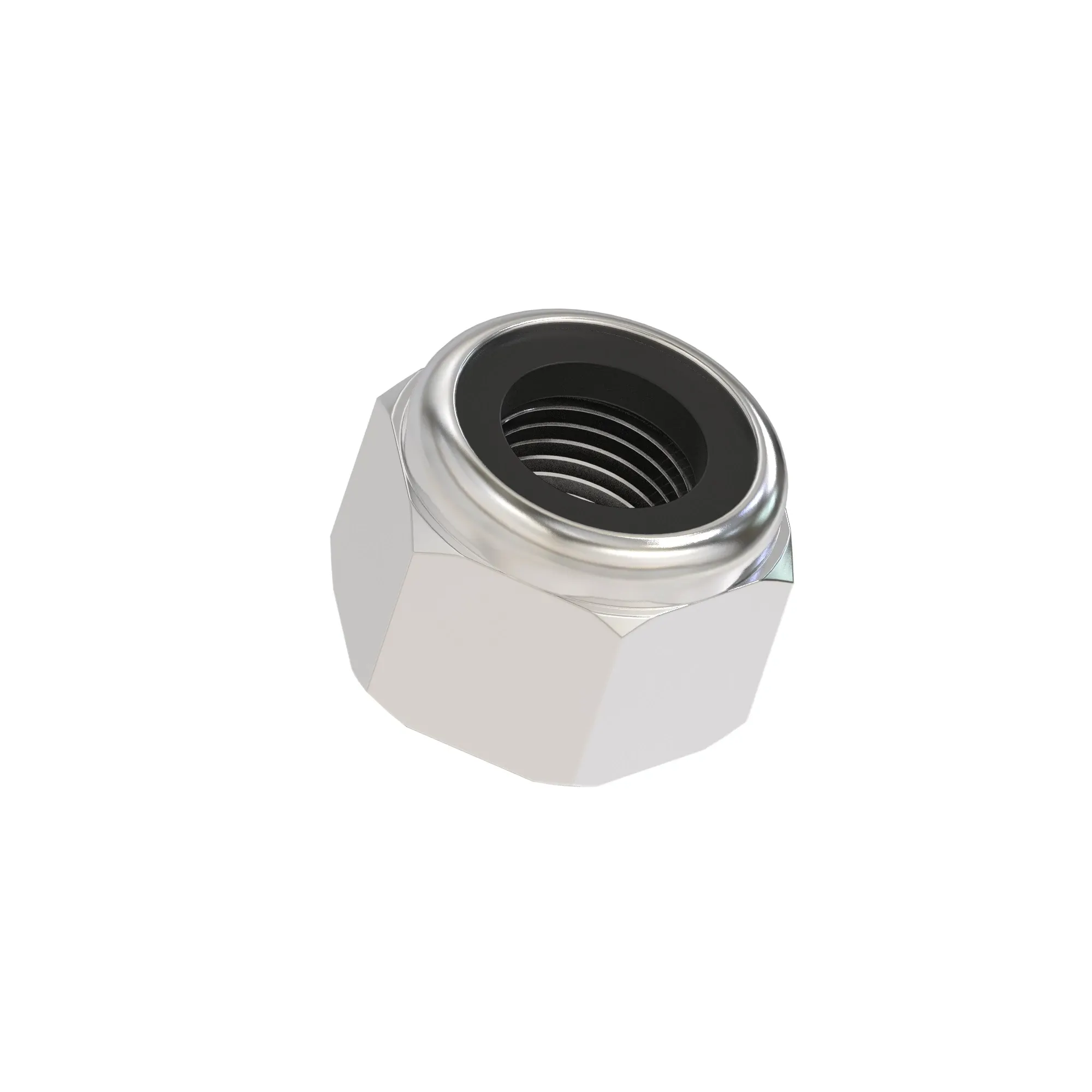 John Deere Hexagonal Lock Nut, 6.35 mm (1/4") - M453T