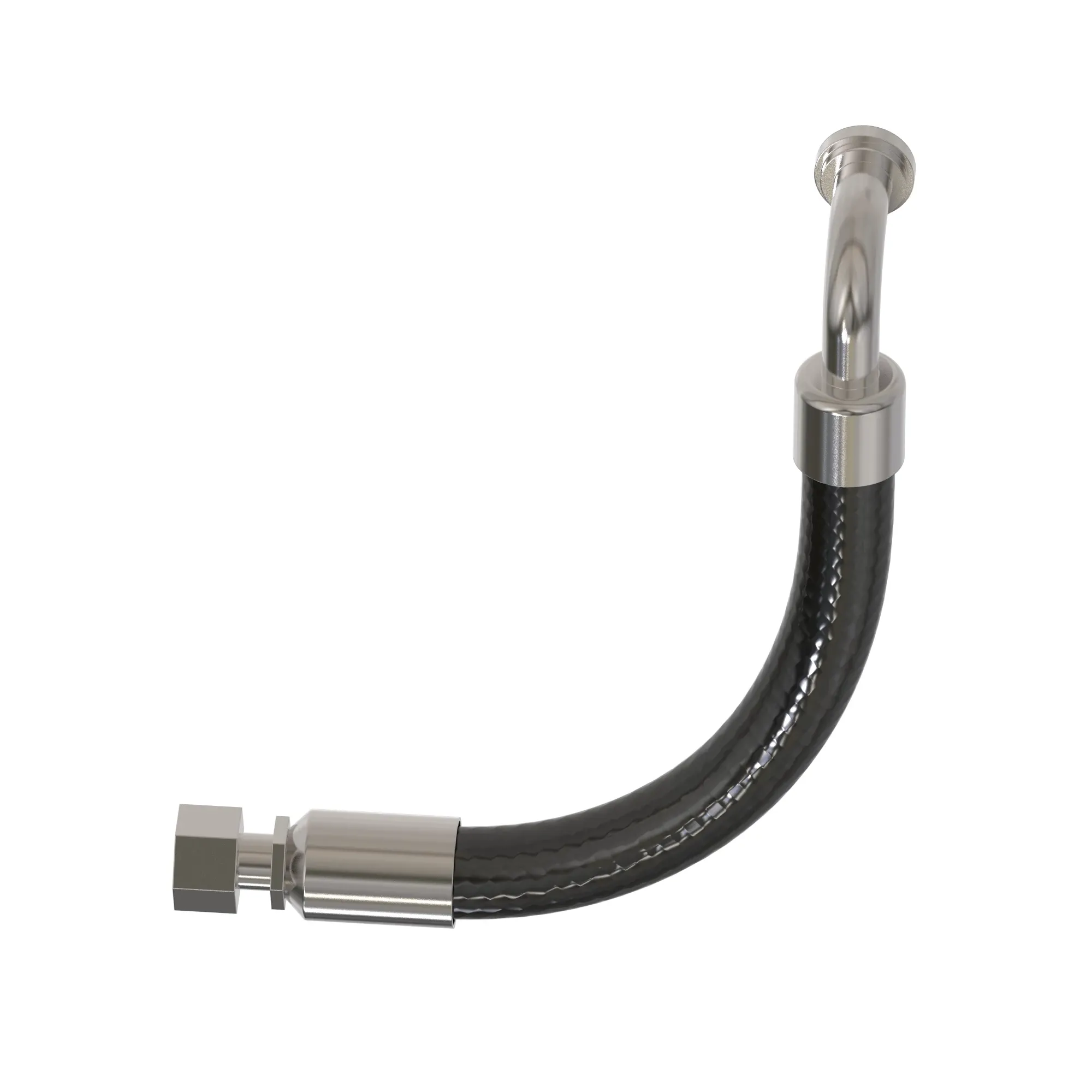 John Deere Chopper Pump to Reservoir Tank Hose - AXT21545
