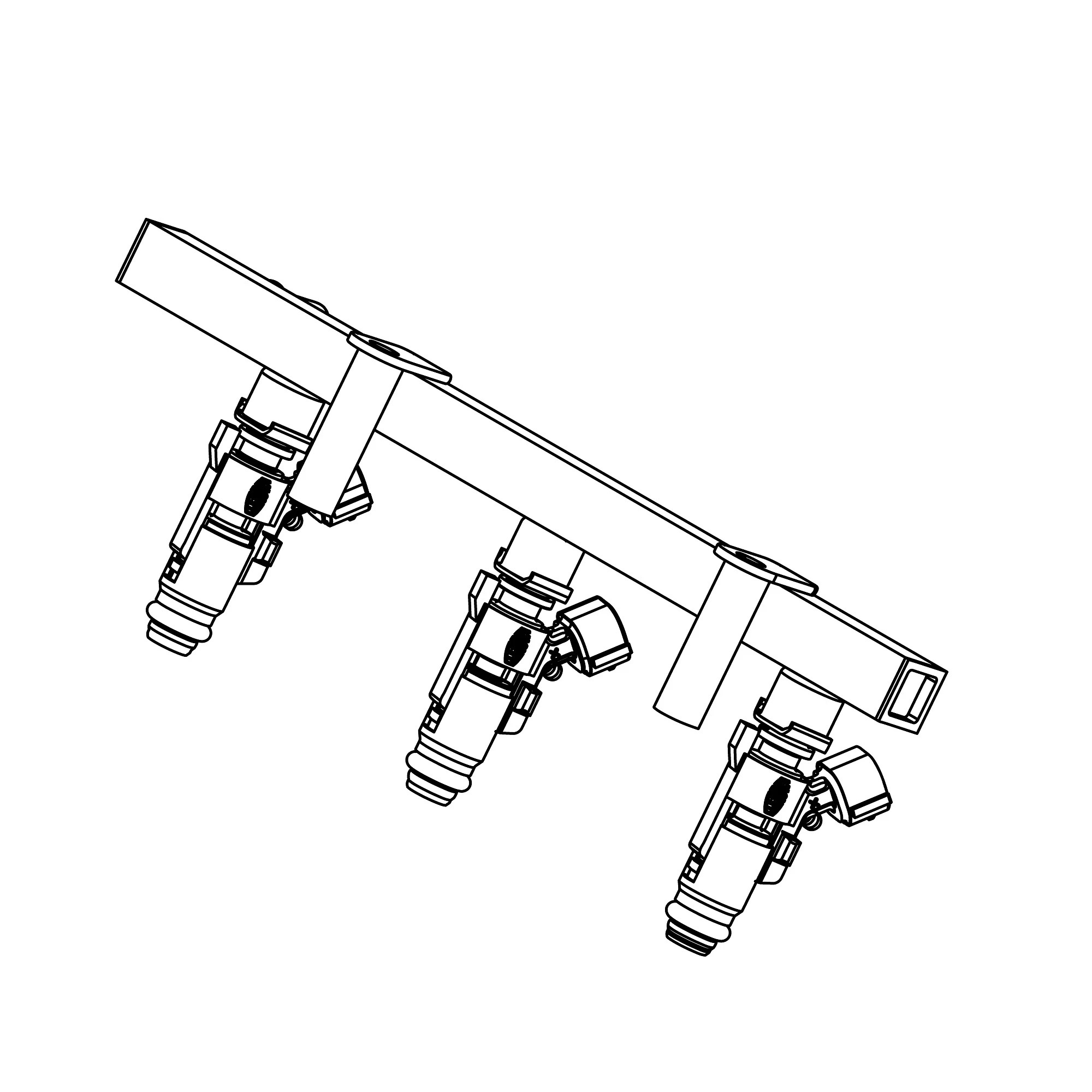 John Deere Fuel Rail Assembly - AUC11700